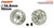 SC-4054D25 Scaleauto 16.5x10mm Aluminum Wheel (Monza-2) for 3/32" Axle with M2.5 Screw 1:32 Slot Car Part