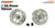 SC-4074D25 Scaleauto 16.9x10mm Aluminum Wheel (Monza-2) for 2.38mm axles with M2.5 Screw 1:32 Slot Car Part