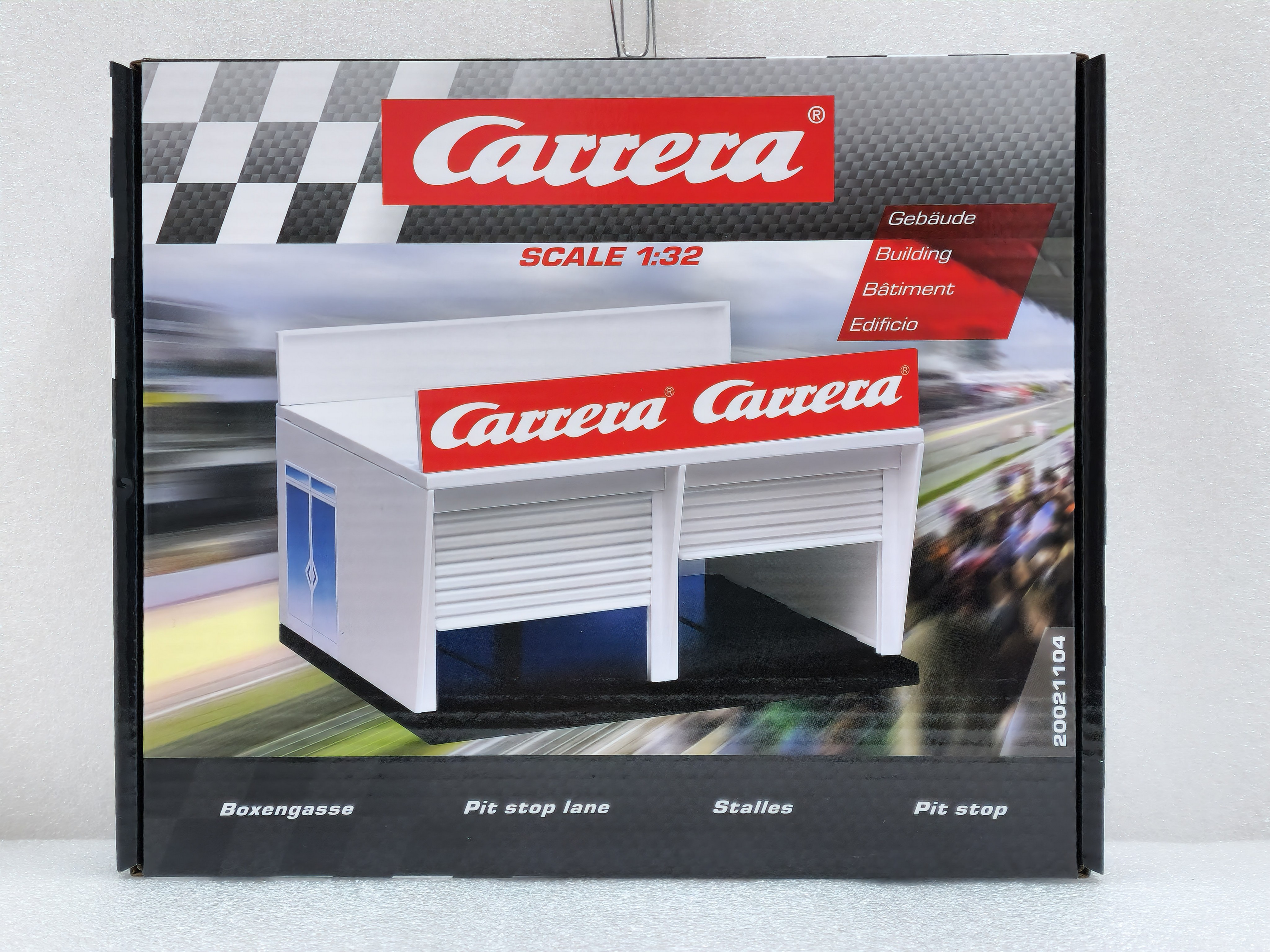 21104 Carrera Pit Stop Lane for Double Garage 1:32 Slot Car