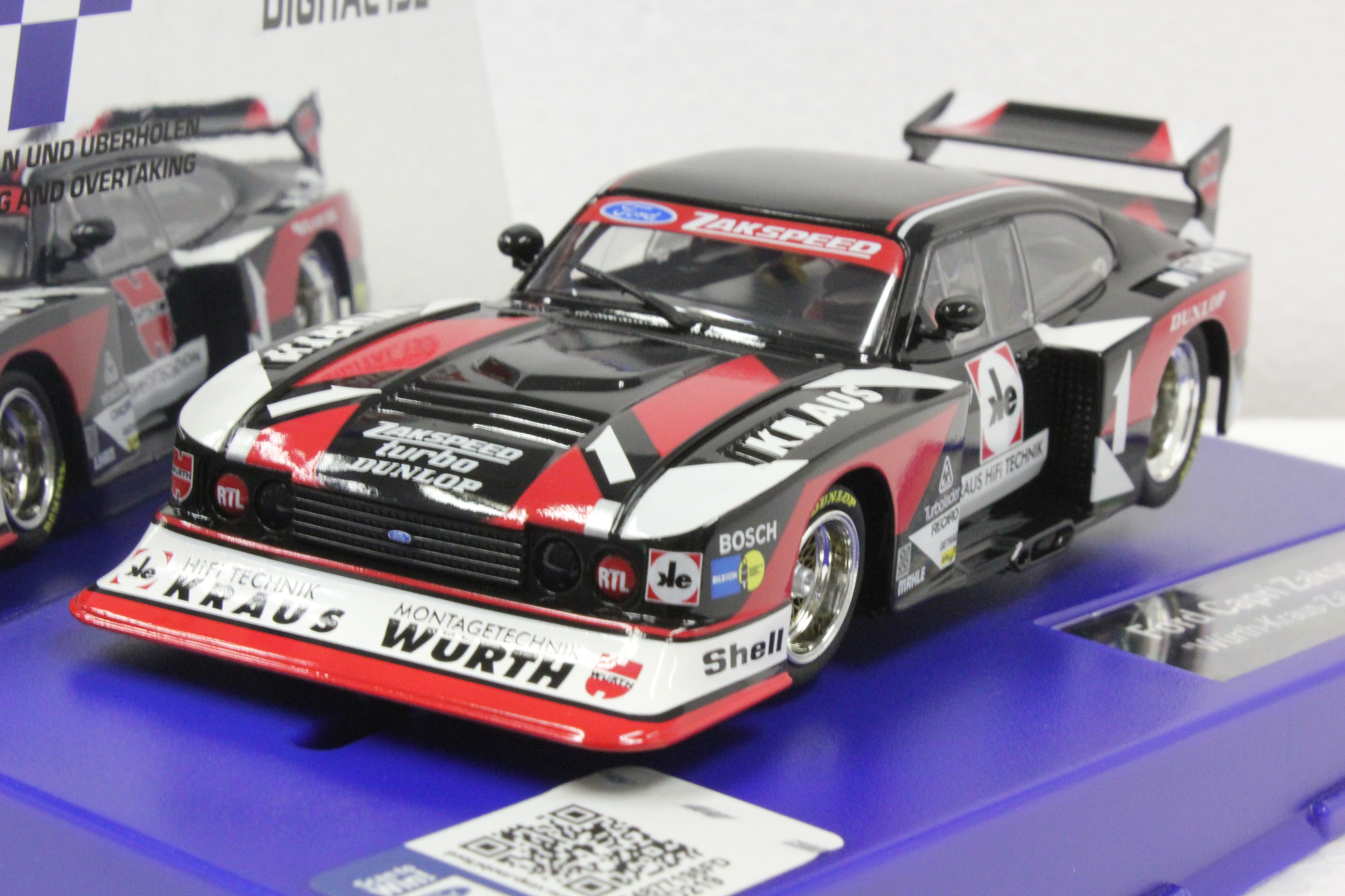 30816 Carrera Digital 132 Ford Capri Turbo Würth-Kraus-Zakspeed #1
