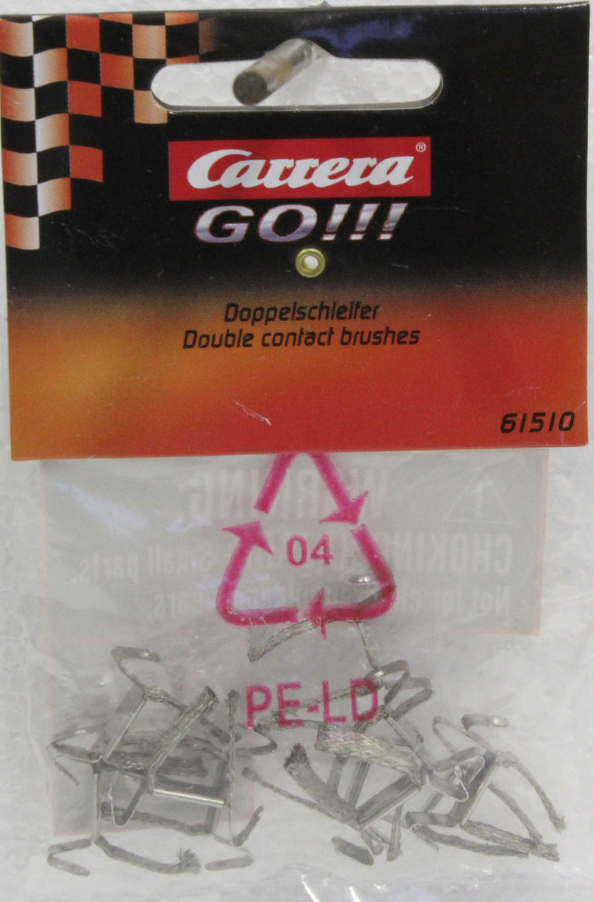 61510 Carrera GO!!! Double Sliding Contact Brushes for GO!!!/Digital 1:43 Slot  Car Part - Great Traditions