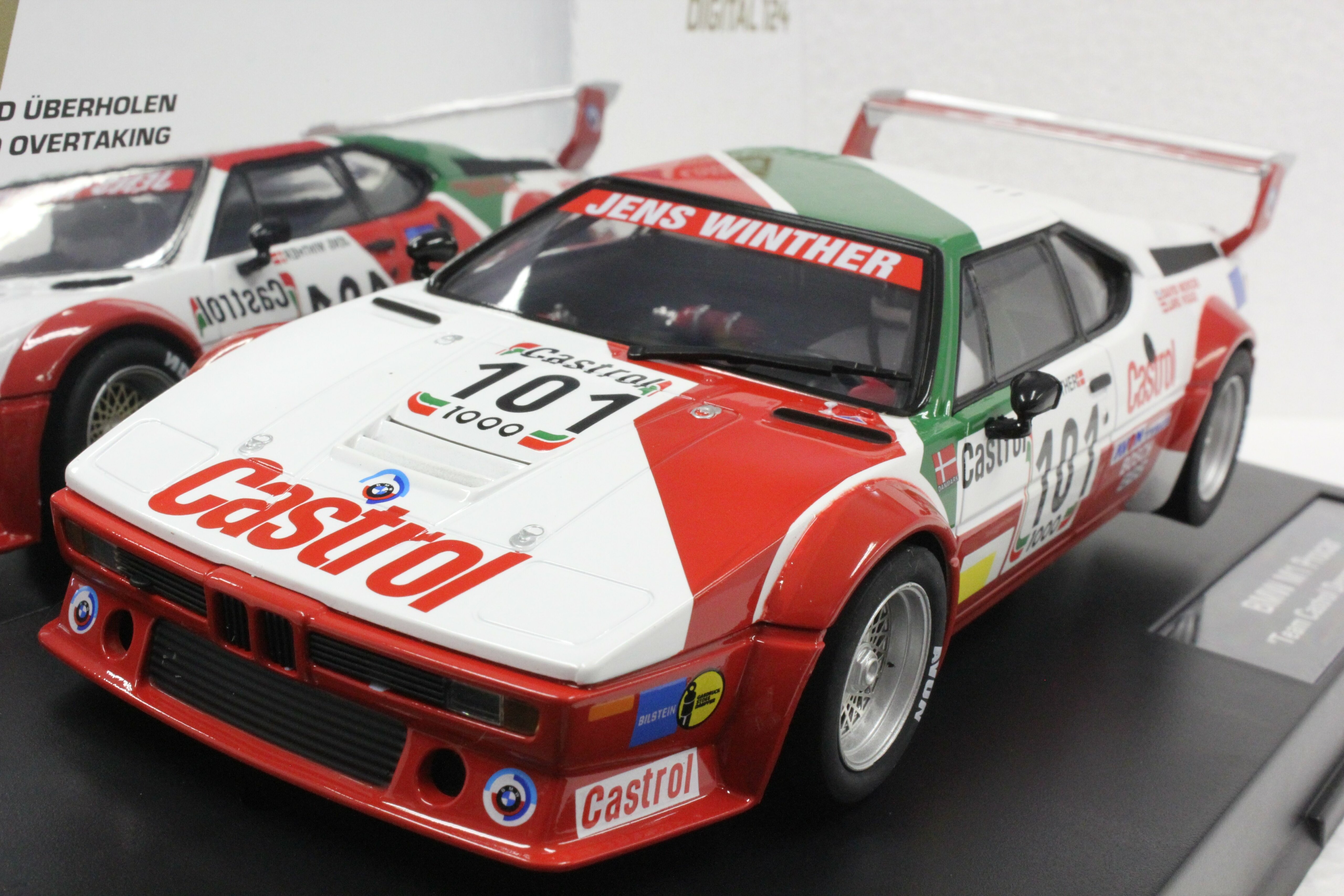 23842 Carrera Digital 124 BMW M1 Procar Team Castrol Denmark, #101