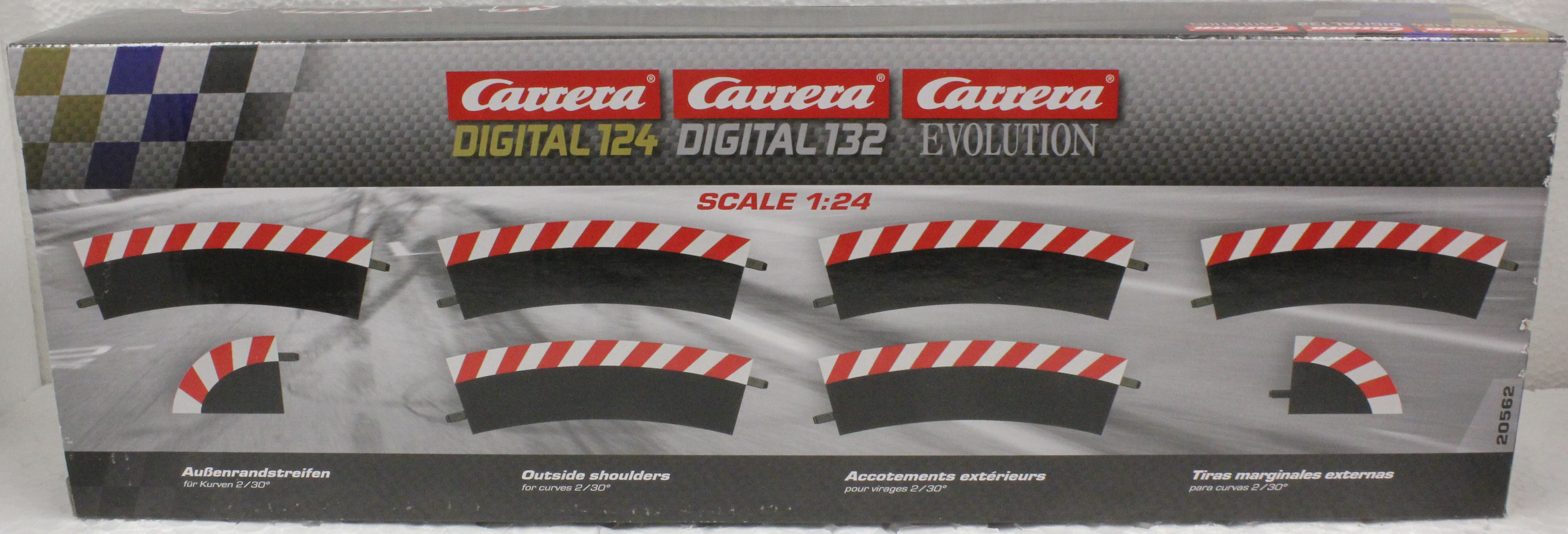 20562 Carrera Outside Shoulder / Border for Radius 2/30 Curve