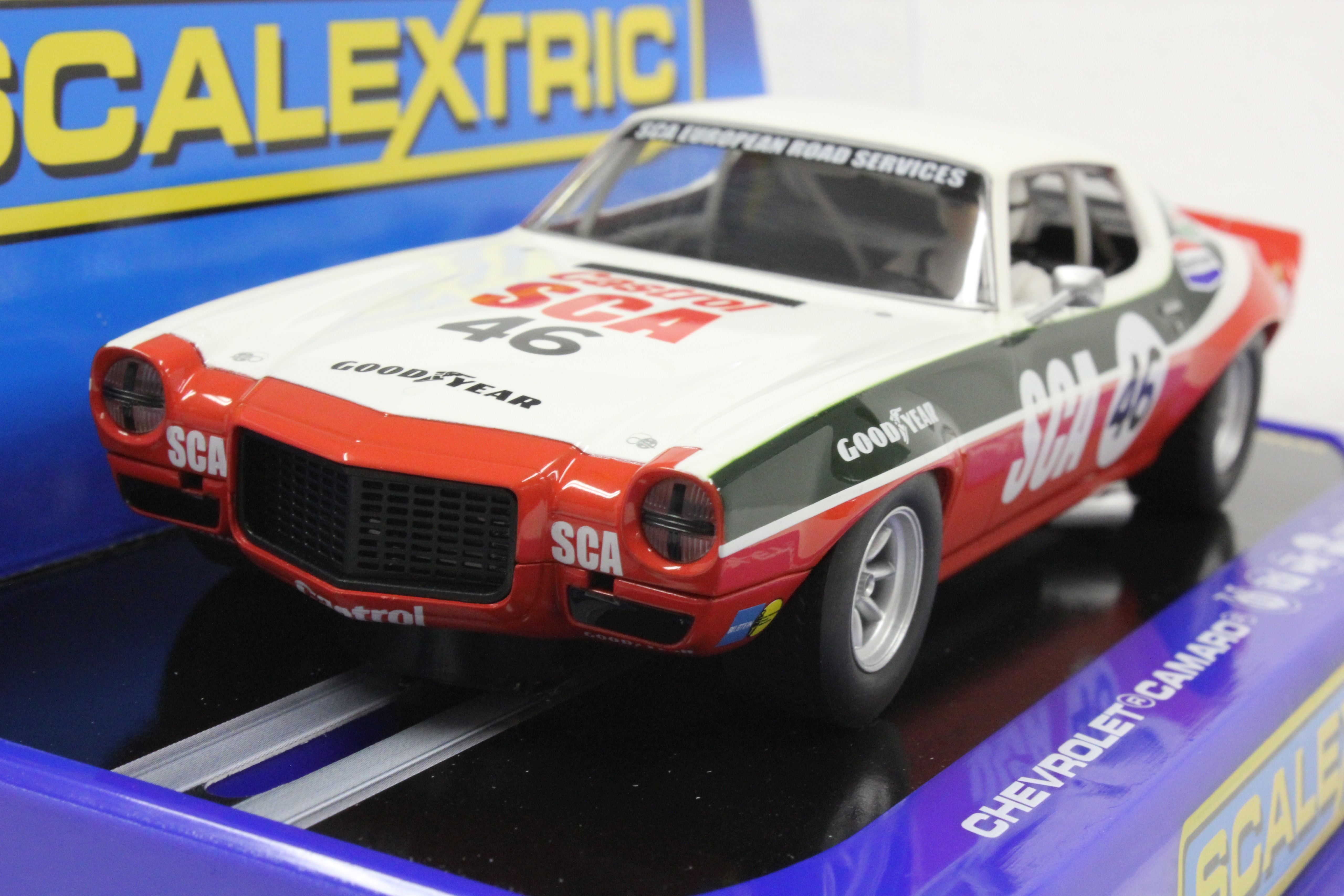 C3316 Scalextric 1970 Chevrolet Camaro, #46 1:32 Slot Car *DPR*