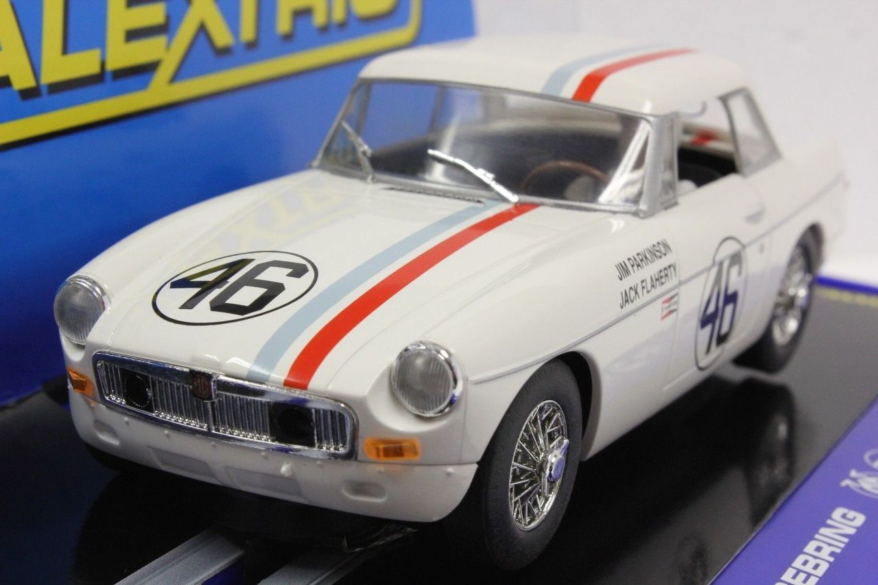 C3415 Scalextric MGB Roadster 1964 Sebring 1/32 Slot Car *DPR*