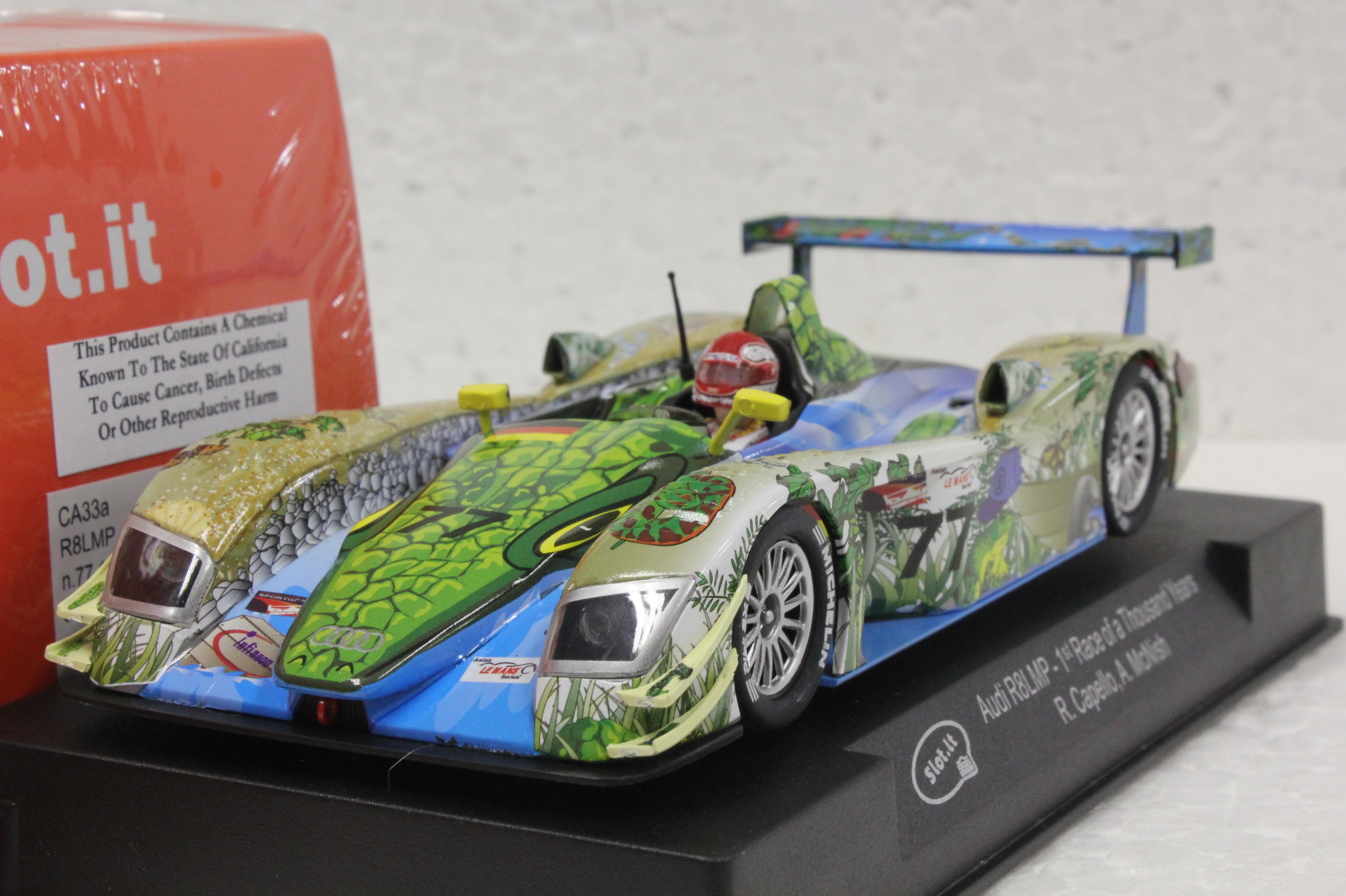 SICA33A Slot.it Audi R8 LMP Crocodile 1st Race of a Thousand Years