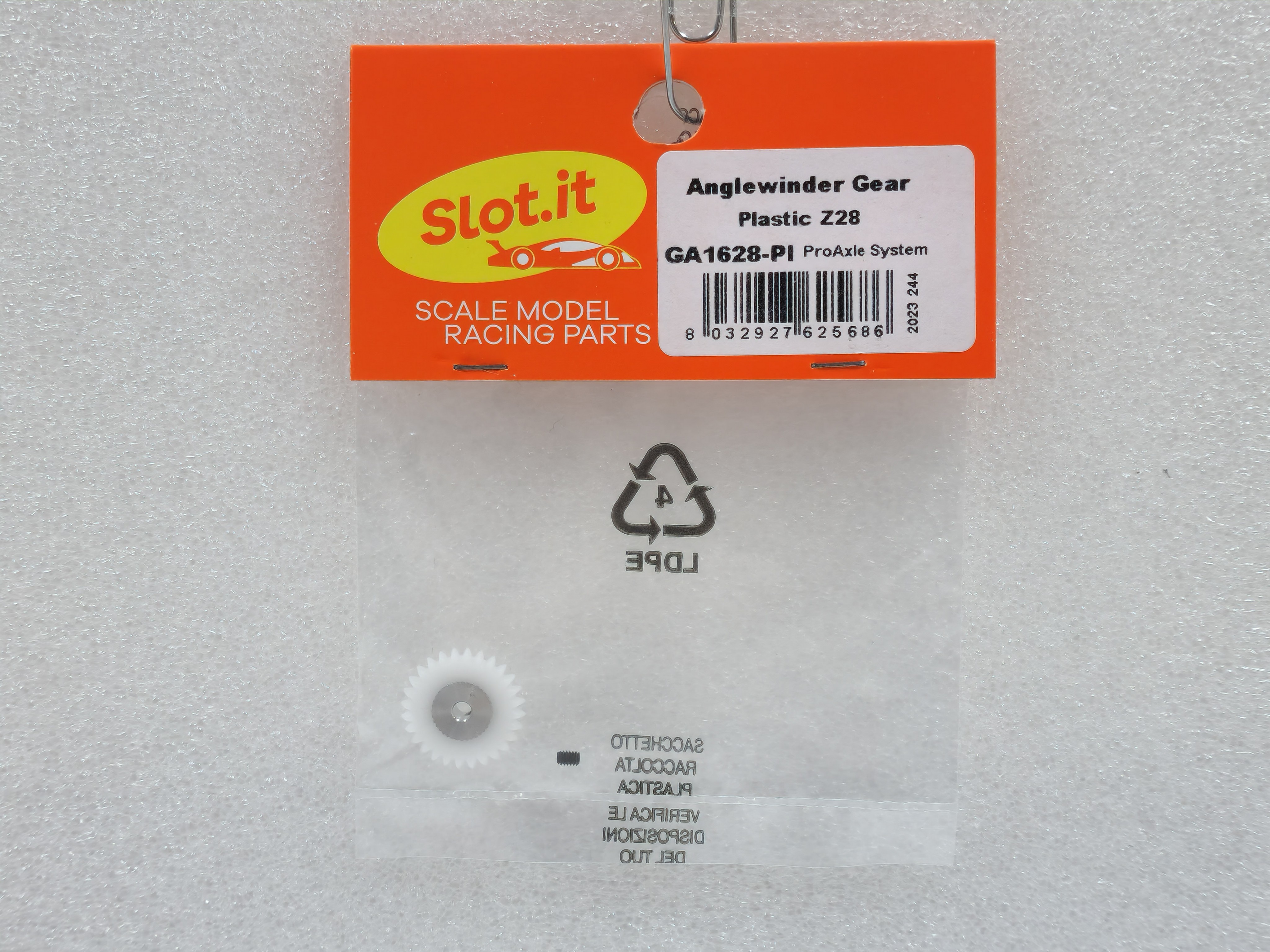 SIGA1628-PL Slot.it 28 Tooth Composite Anglewinder Gear 1:32 Slot