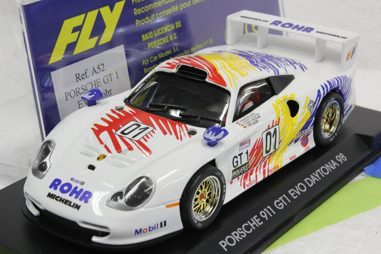 A52 Fly Porsche 911 GT1 EVO Daytona 98 1:32 Slot Car - Great