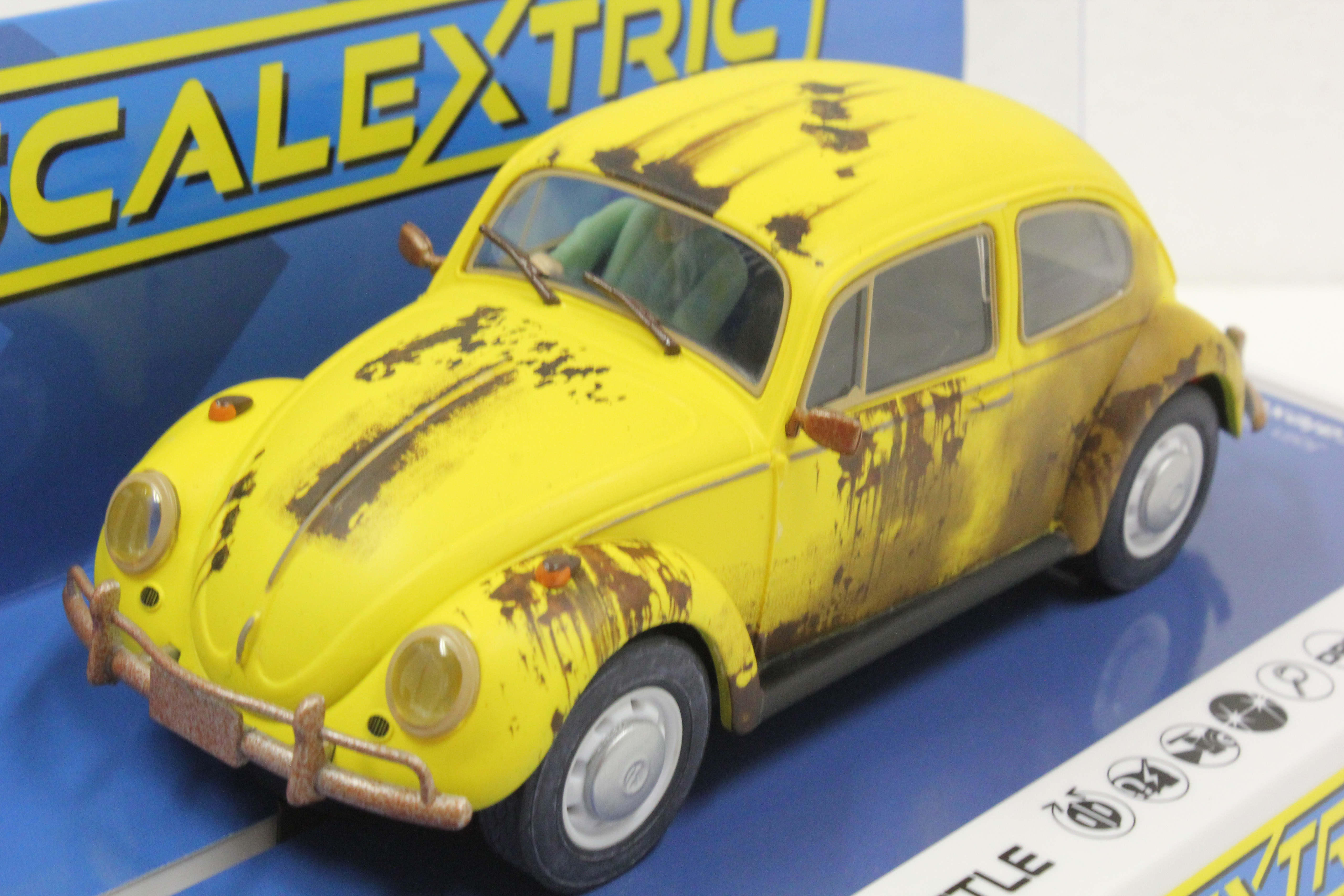 C4045 Scalextric VW Volkswagen Beetle Rusty Yellow 1:32 Slot Car