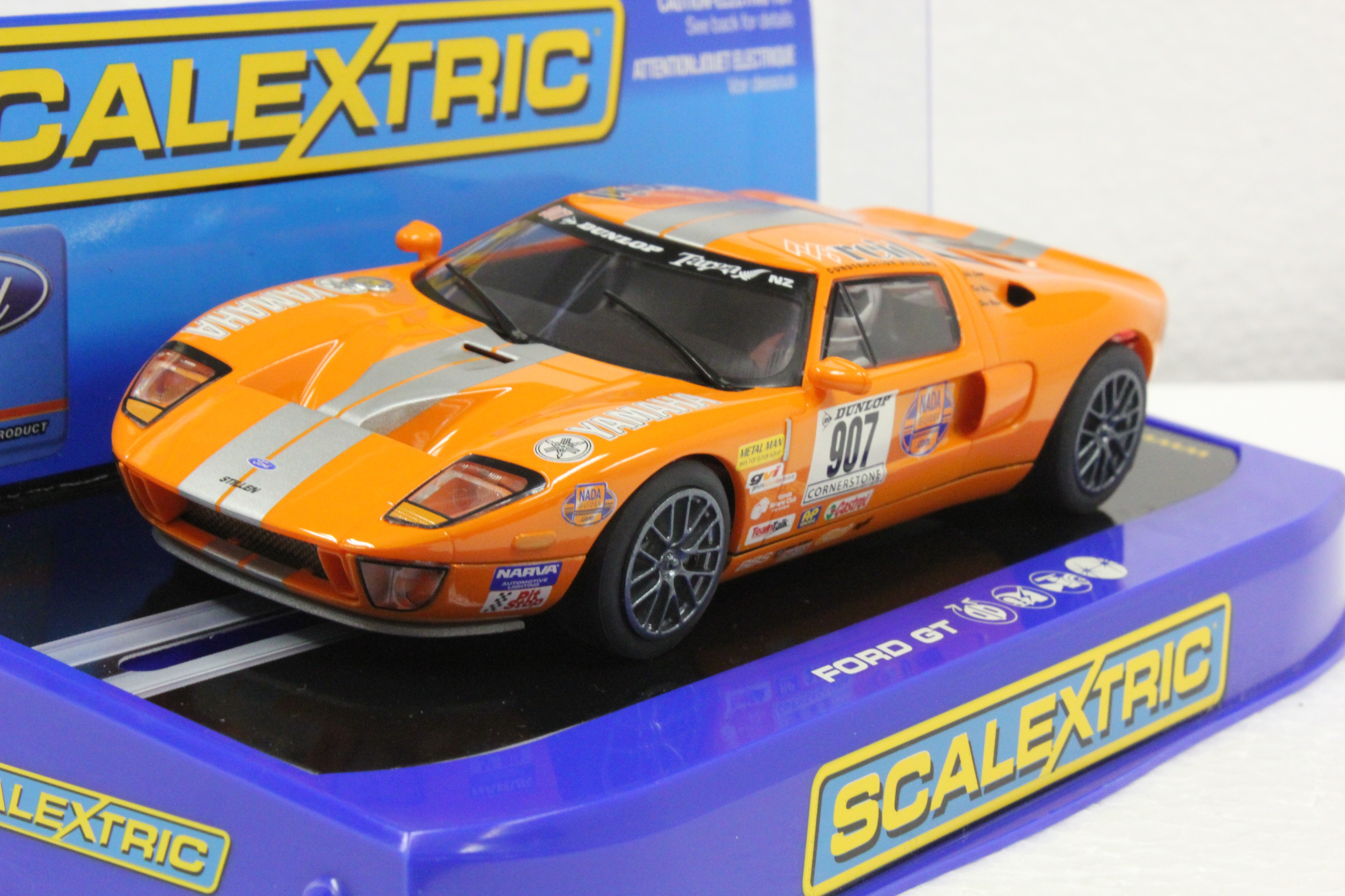 C2882 Scalextric Ford GT Orange Stillen Project Car, #907 1:32