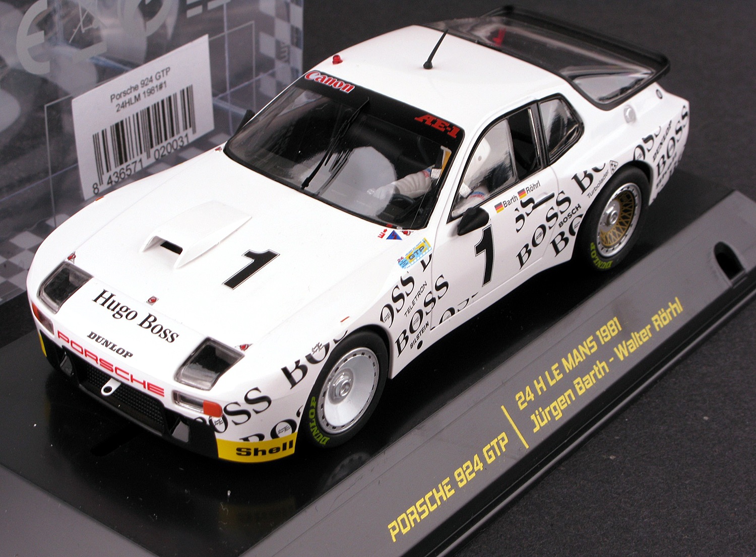 02003 Falcon Slot Cars Porsche 924 GTP 24h Le Mans 1981, #1 1:32 Slot Car