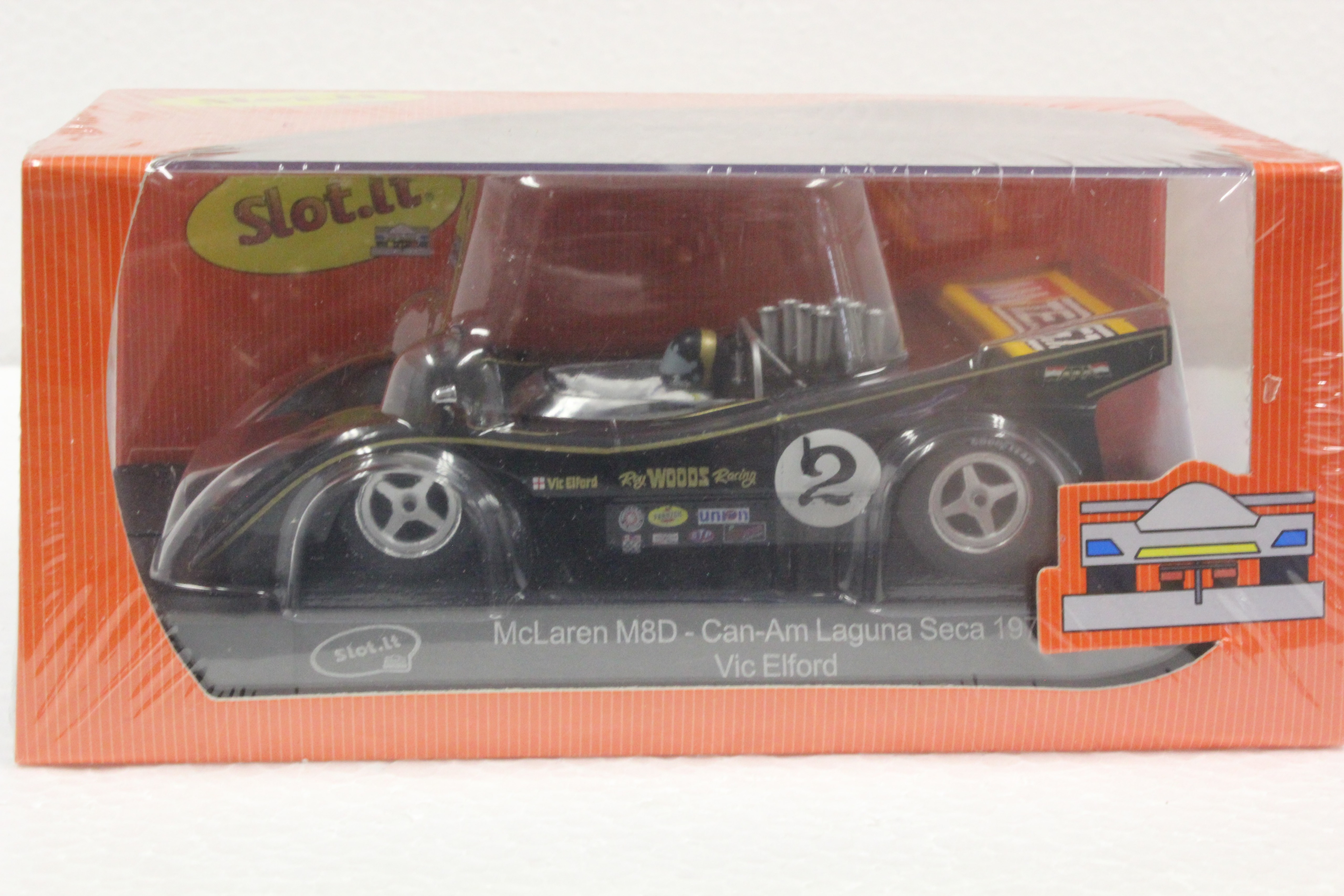 SISC26A Slot.it McLaren M8D 2015 Can-Am Laguna Seca 1971