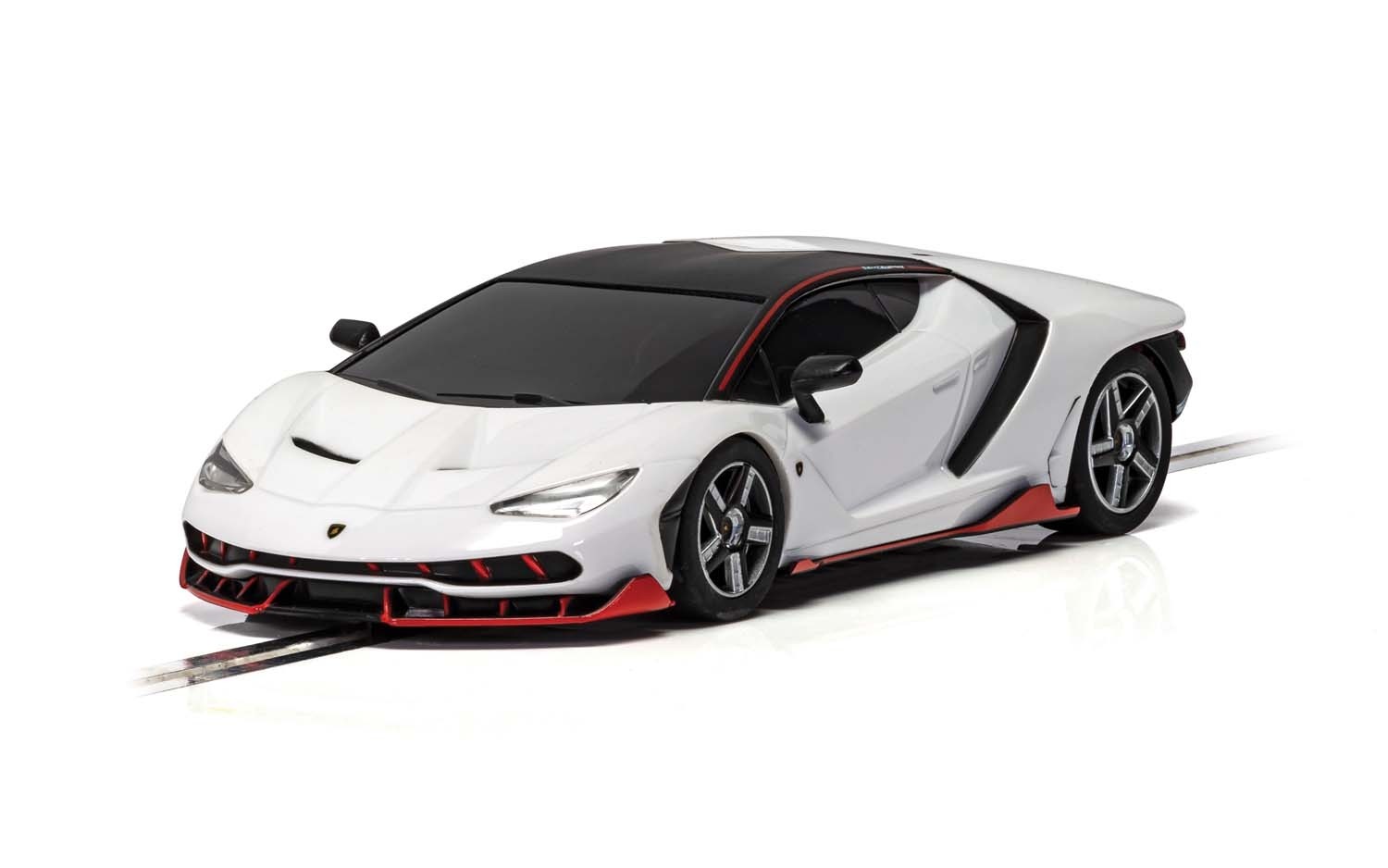 C4087 Scalextric Lamborghini Centenario White 1:32 Slot Car *DPR
