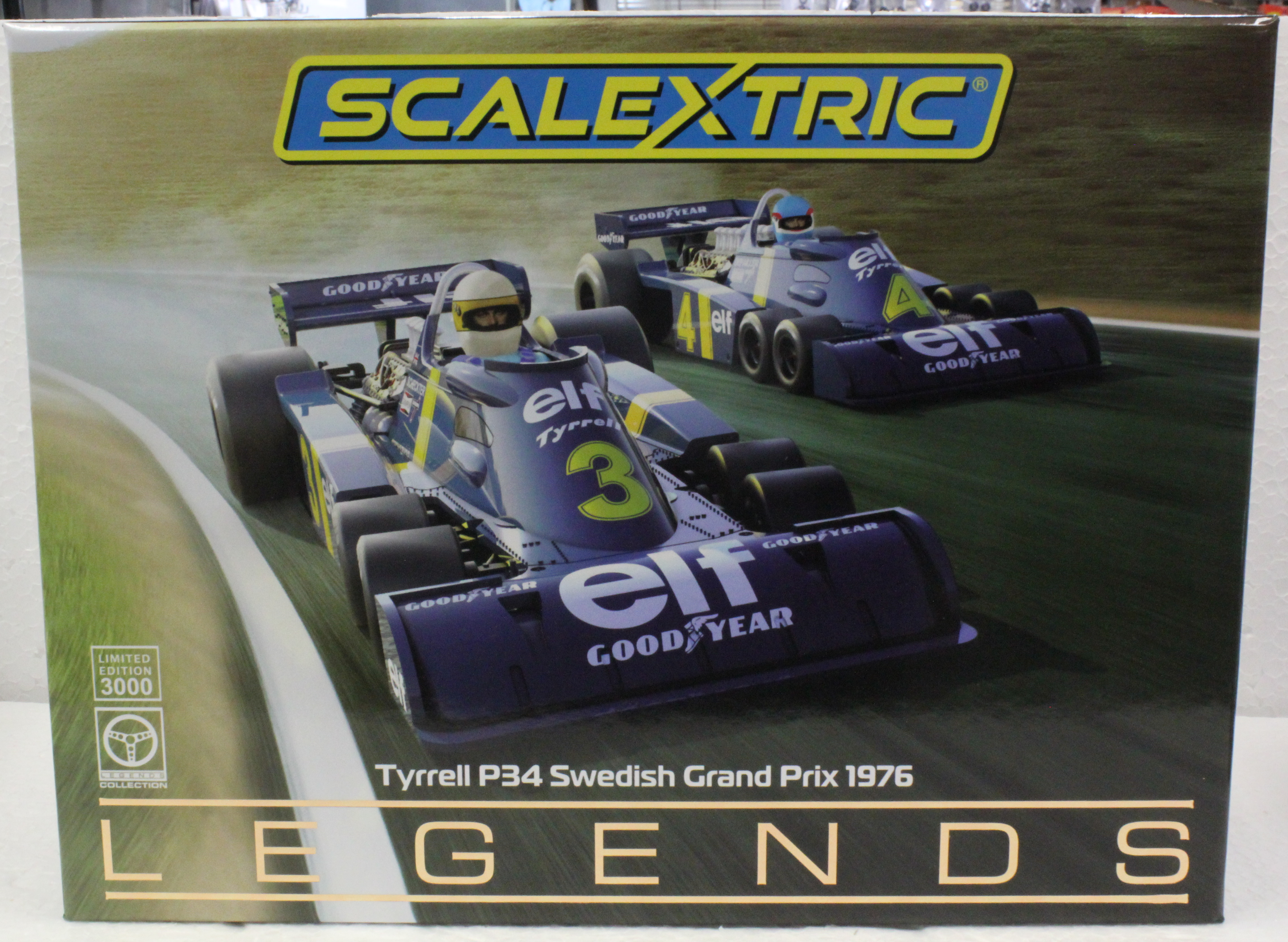 C4084A Scalextric Tyrrell P34 Swedish Grand Prix 1976 Twin Pack 1:32 Slot  Car