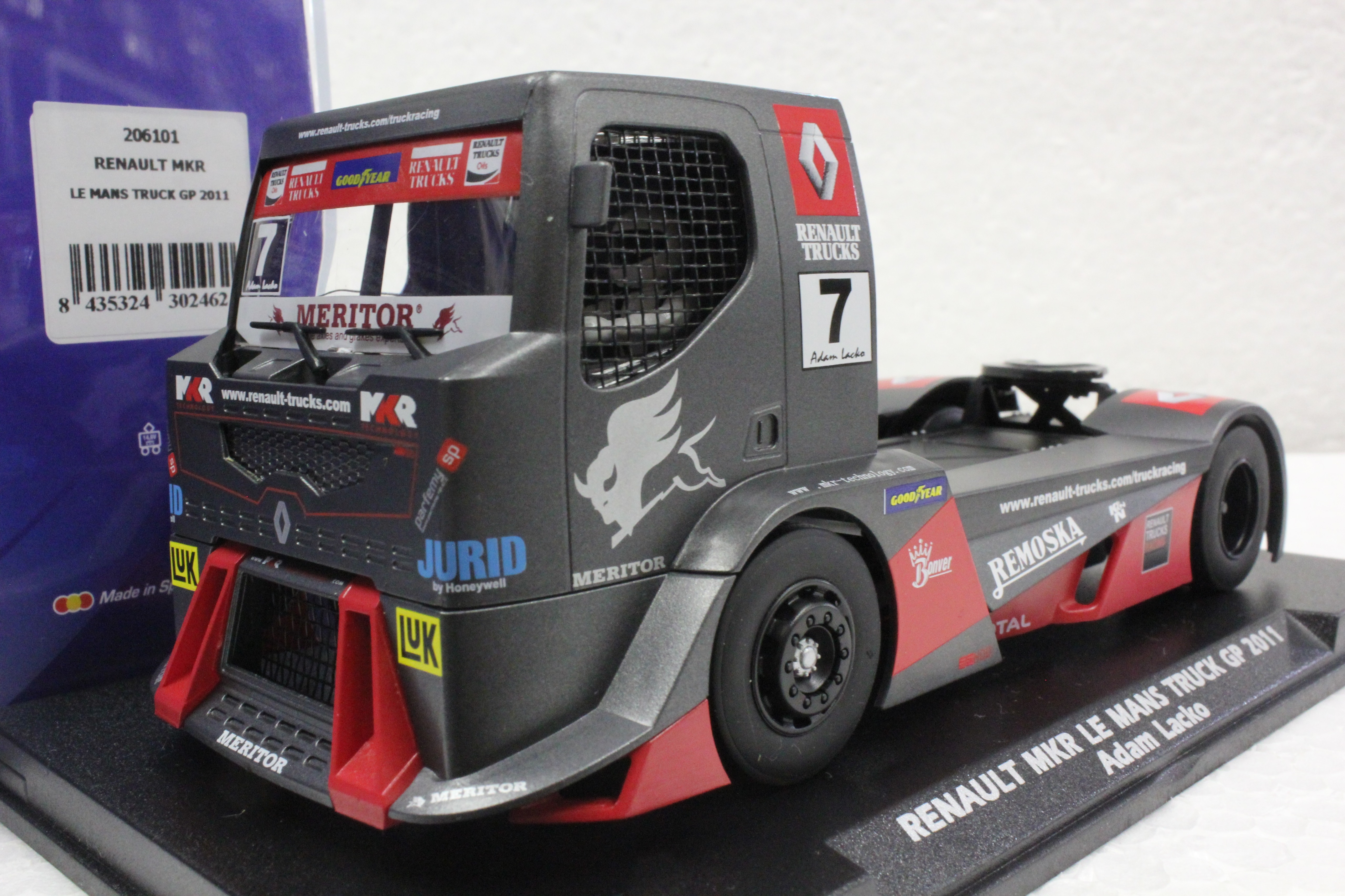 206101 Fly Renault MKR Le Mans Truck GP 2011 Lacko, #7 1:32 Slot