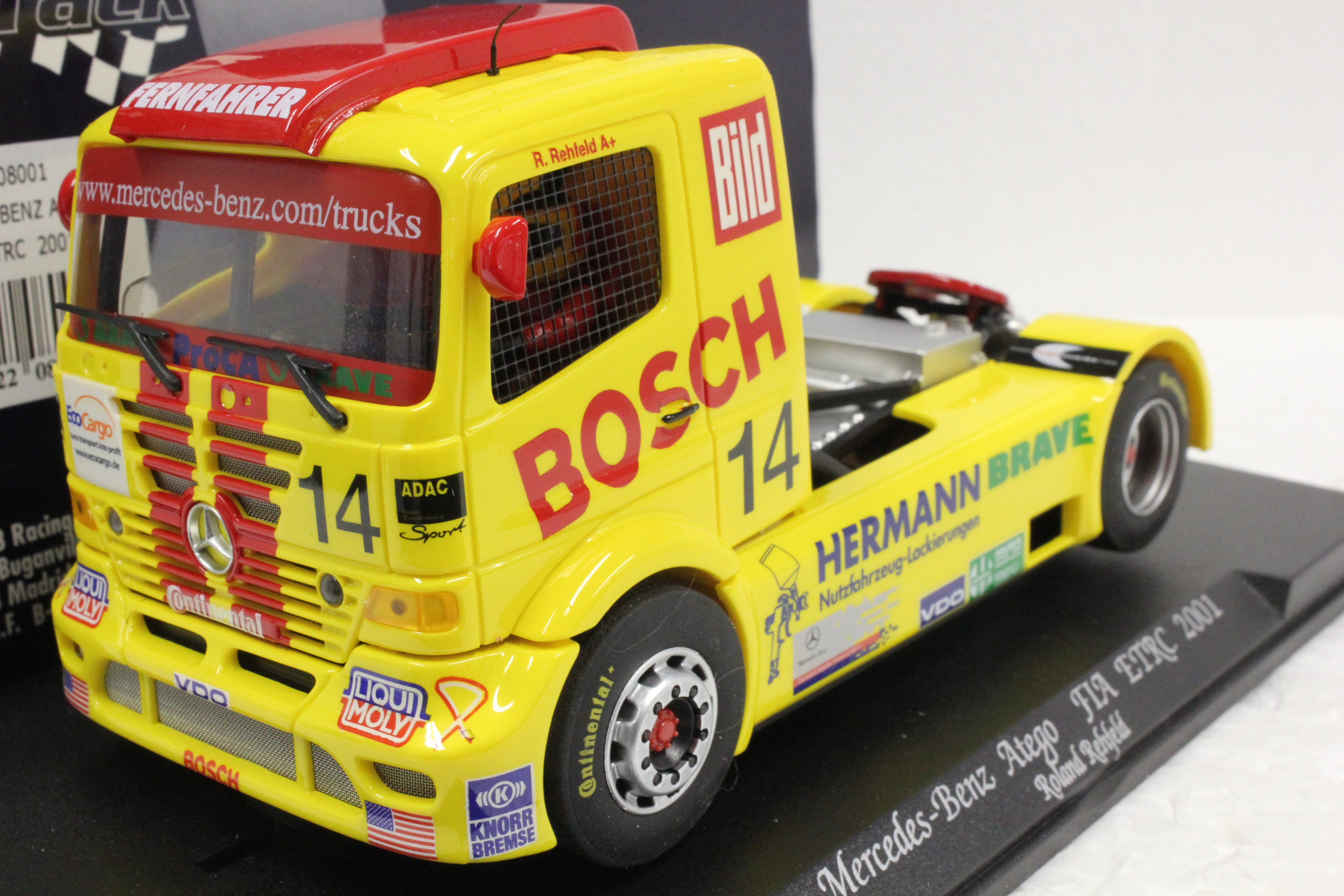 08001 Fly Mercedes-Benz Atego Truck FIA ETRC 2001 Rowland Rehfeld