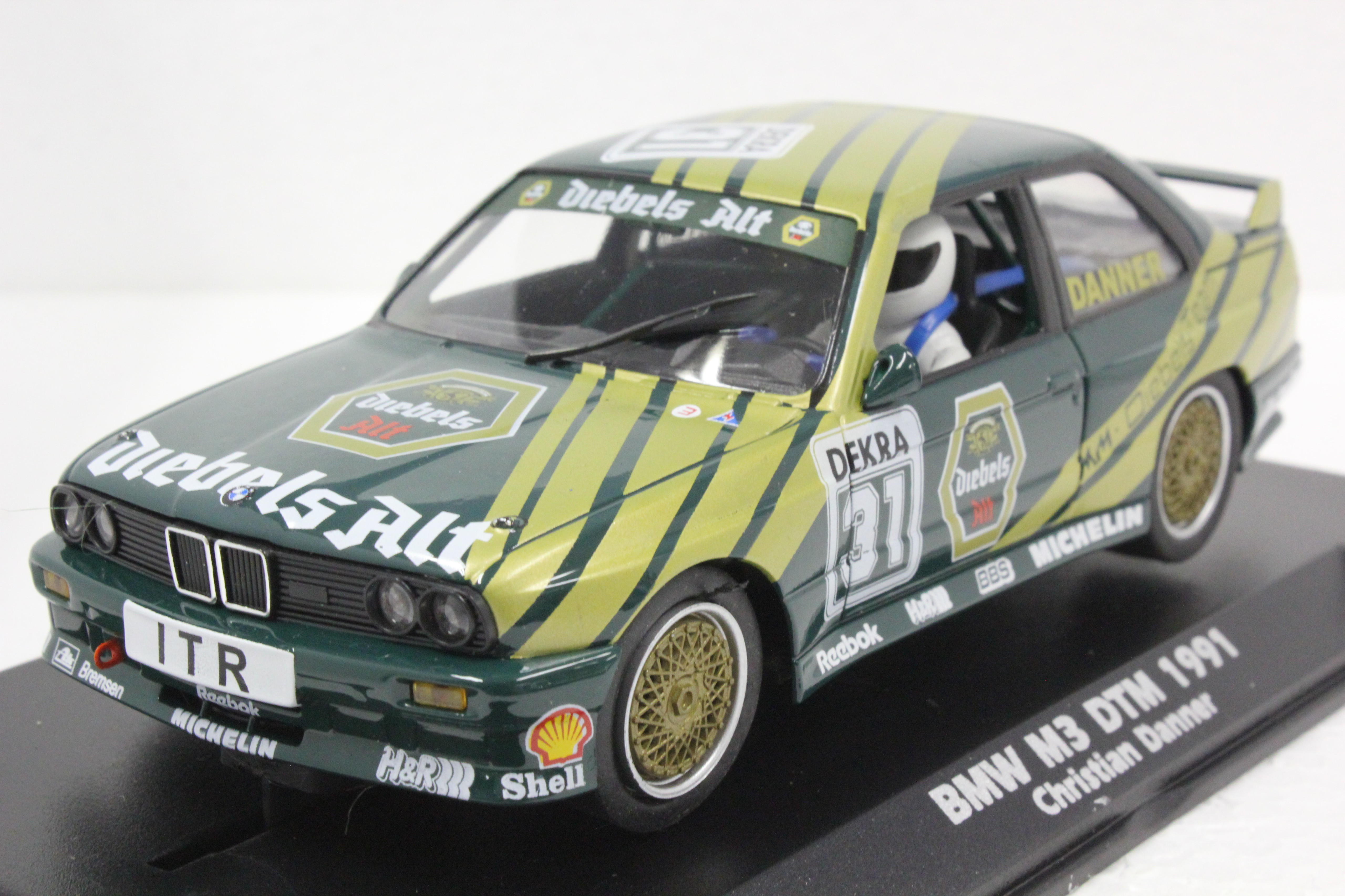 W038-04 Slotwings BMW M3 E30 DTM 1991, #31 1:32 Slot Car - Great