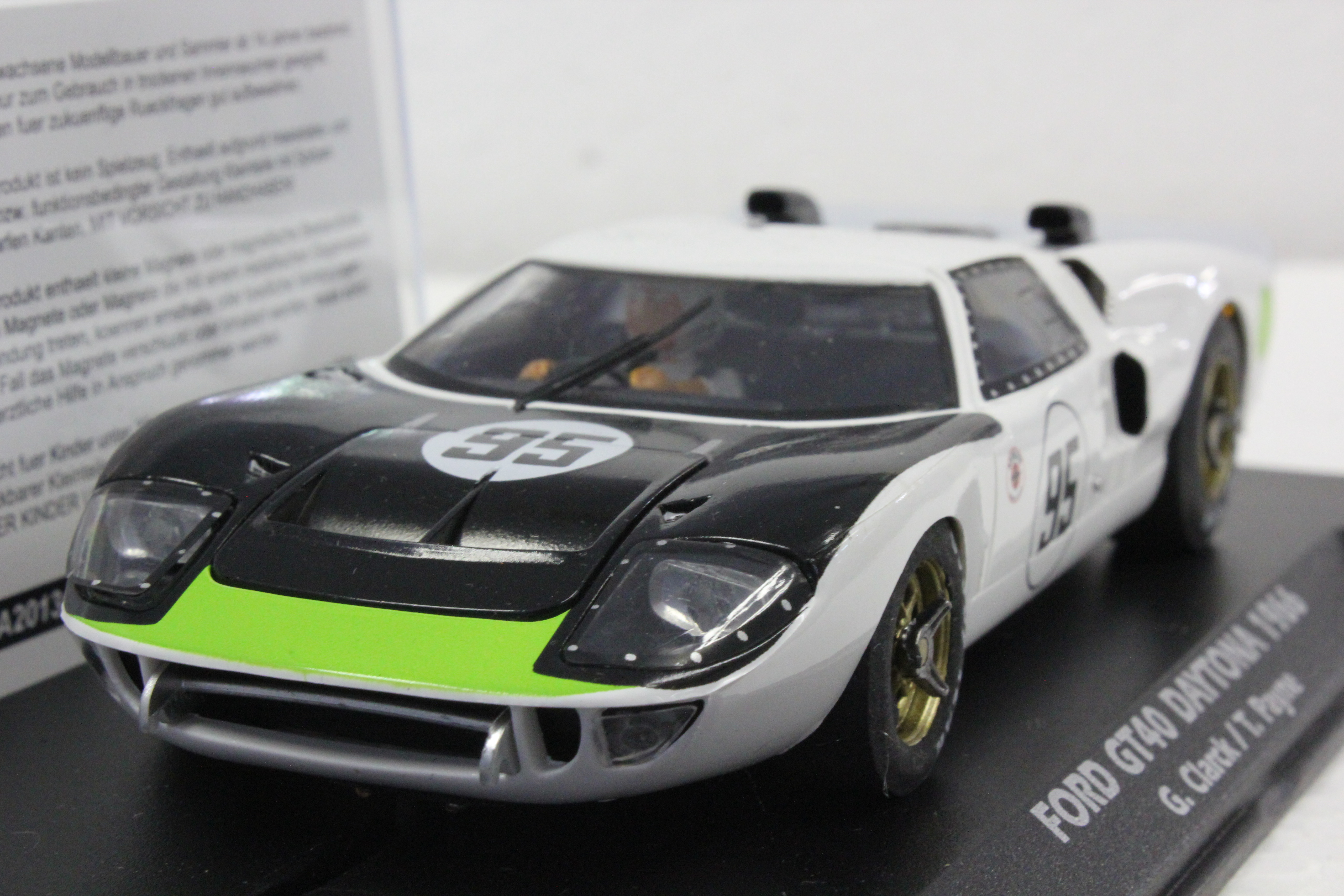 A2013 Fly Ford GT40 MKII 24hrs Daytona 1966, #95 1:32 Slot Car