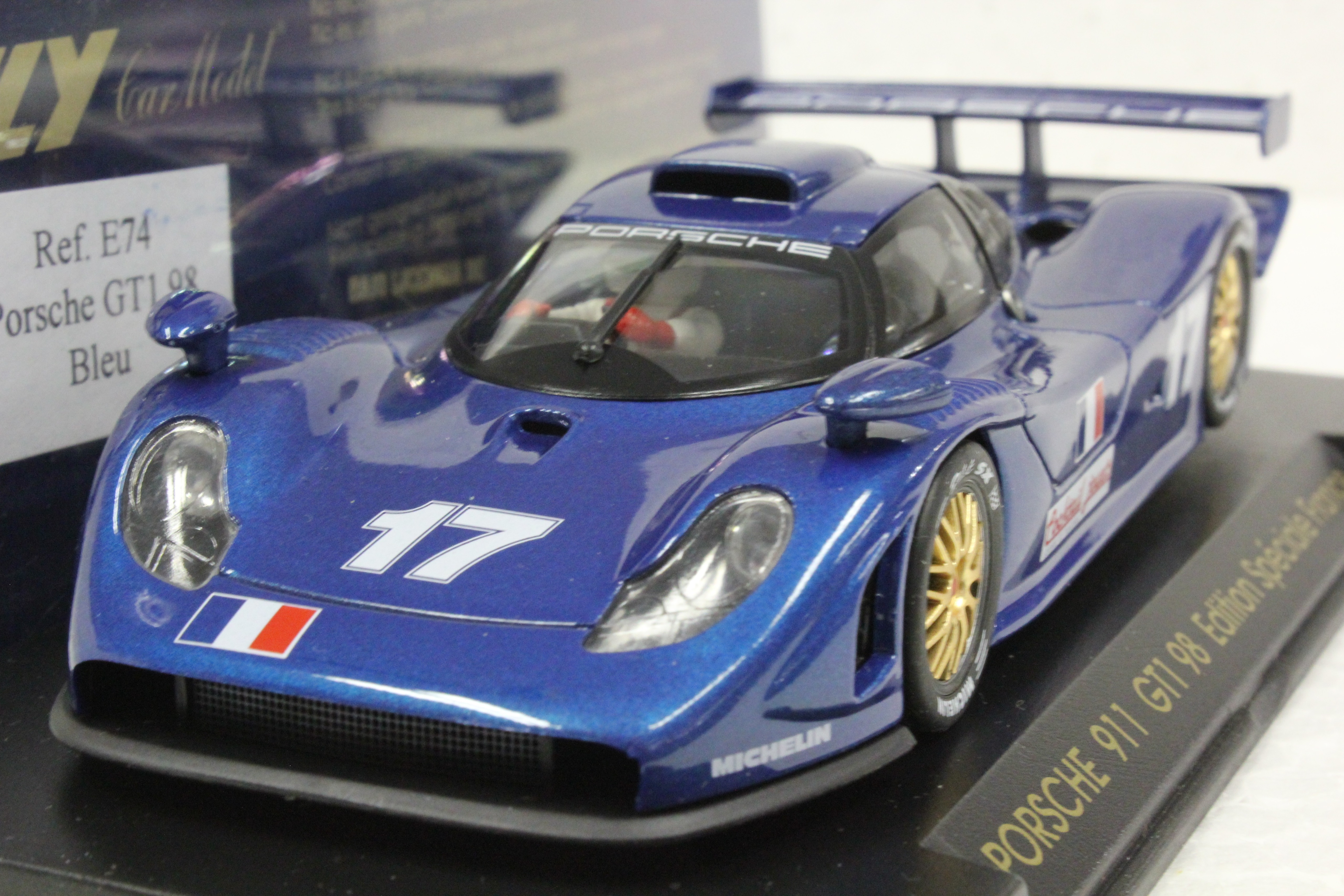 E74 Fly Porsche 911 GT1 98 Special Edition France, #17 1:32 Slot