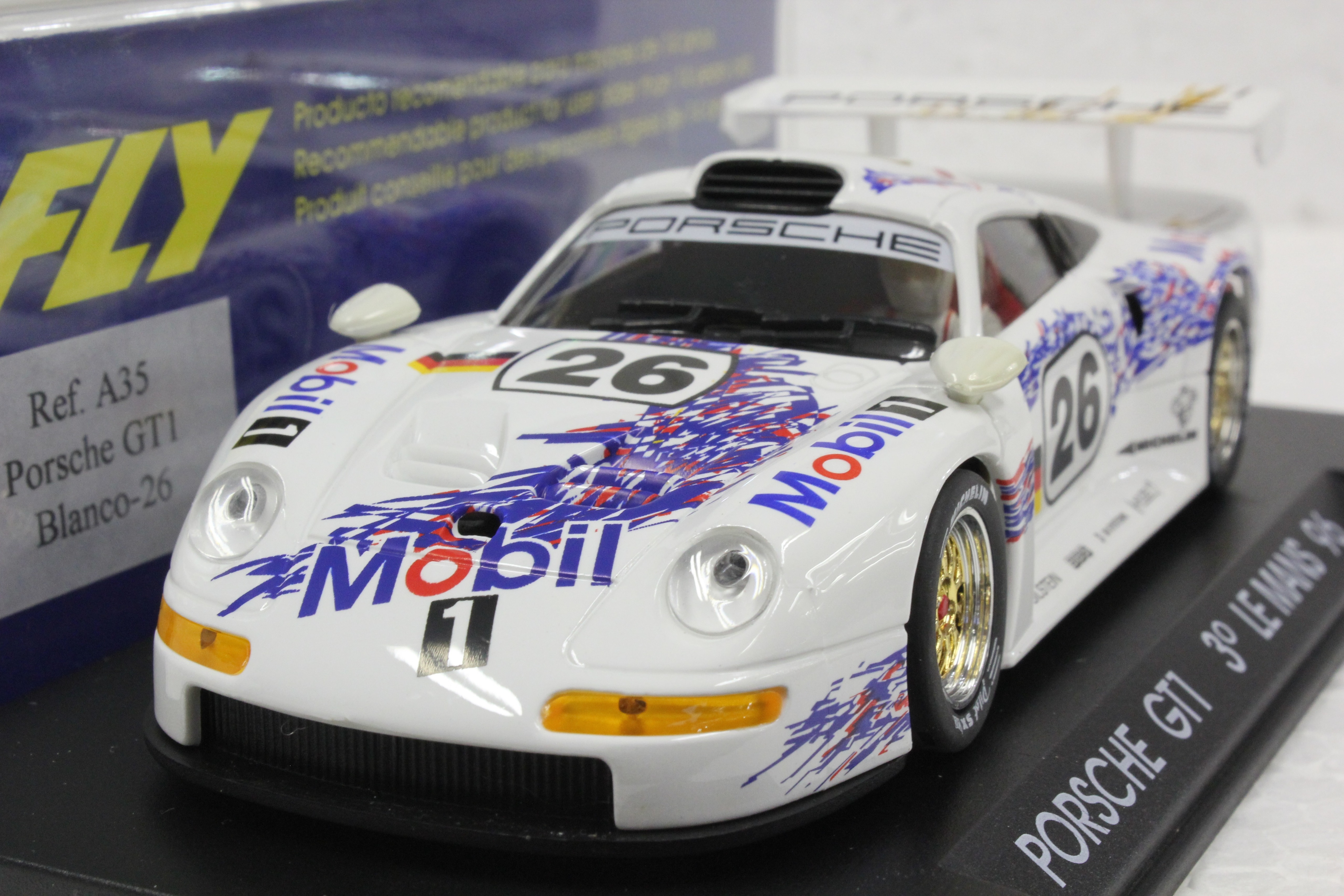 A35 Fly Porsche 911 GT1 3rd Place 24h Le Mans 1996, #26 1:32 Slot