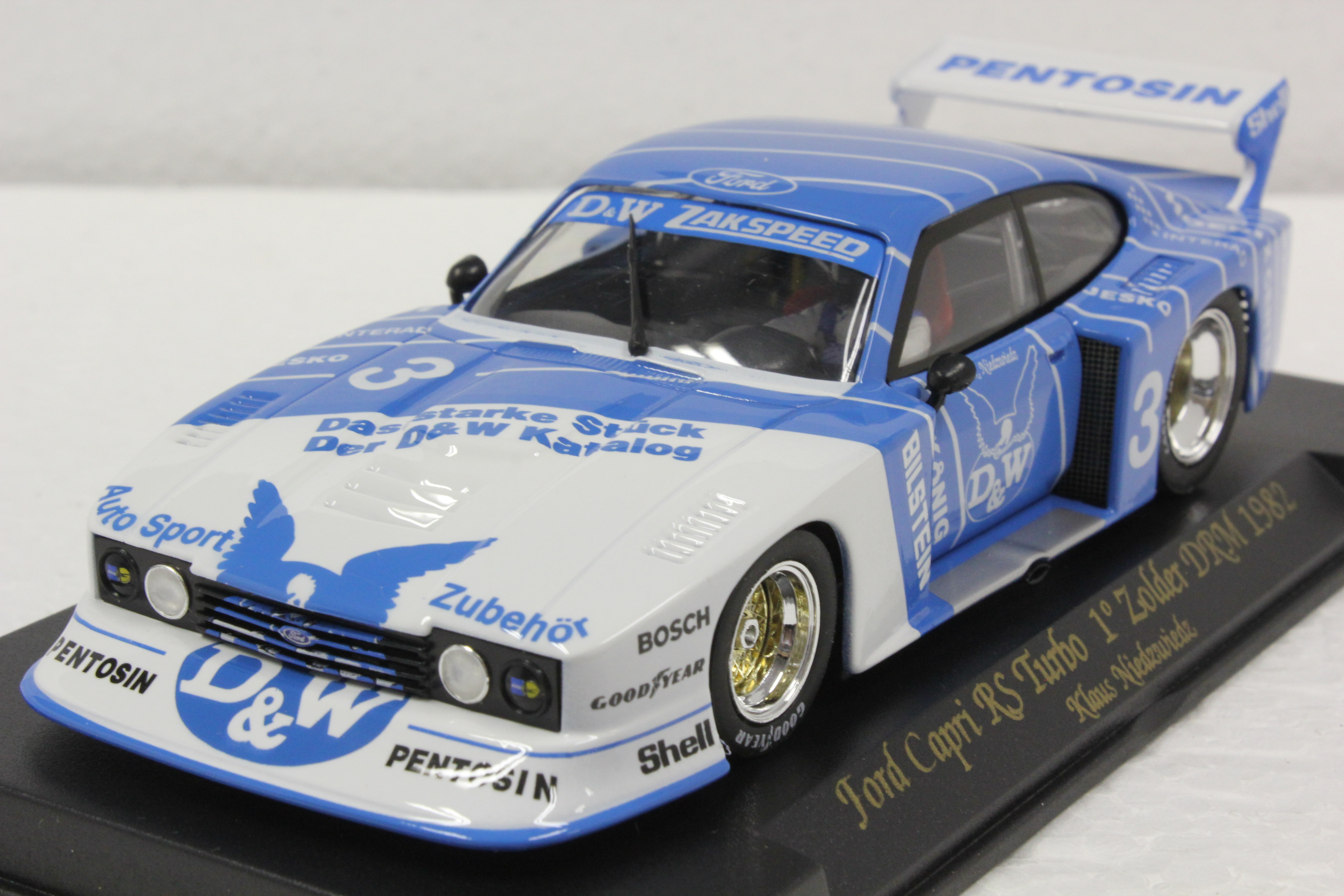 A149/88010 Fly Ford Capri RS Turbo 1st Place Zolder DRM 1982, #3 1