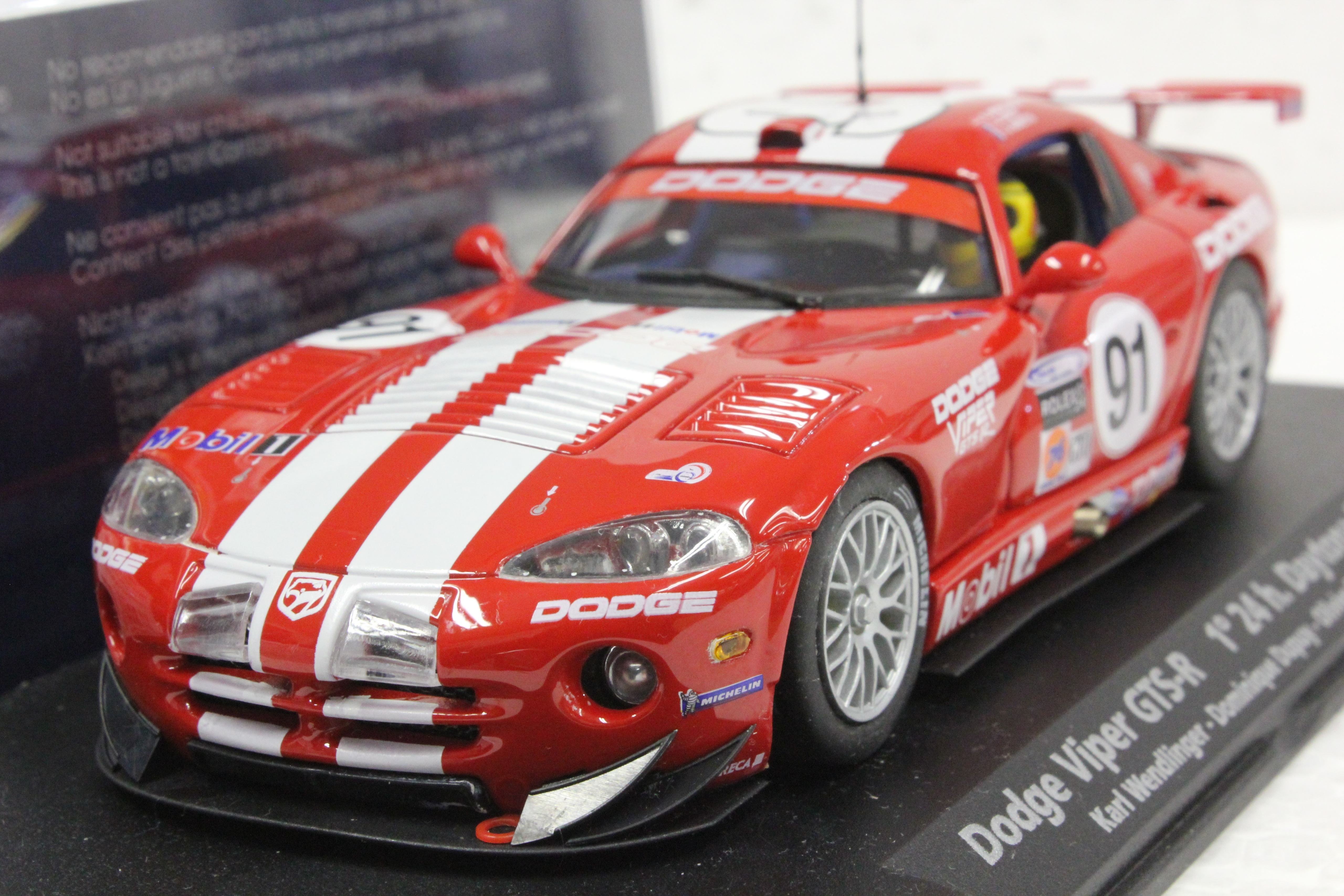 A207/88125 Fly Chrysler/Dodge Viper GTS-R 1st Place 24h Daytona 2000, #91  1:32 Slot Car