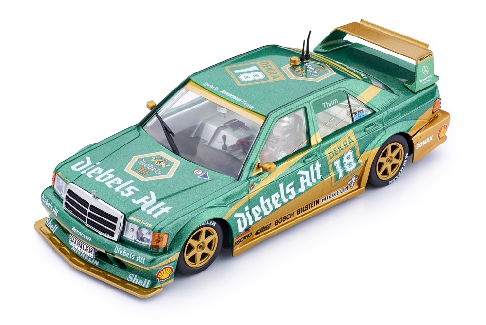 SICA44A Slot.it Mercedes 190E DTM 1992 - Zolder Diebels Alt, #18 1:32 Slot  Car