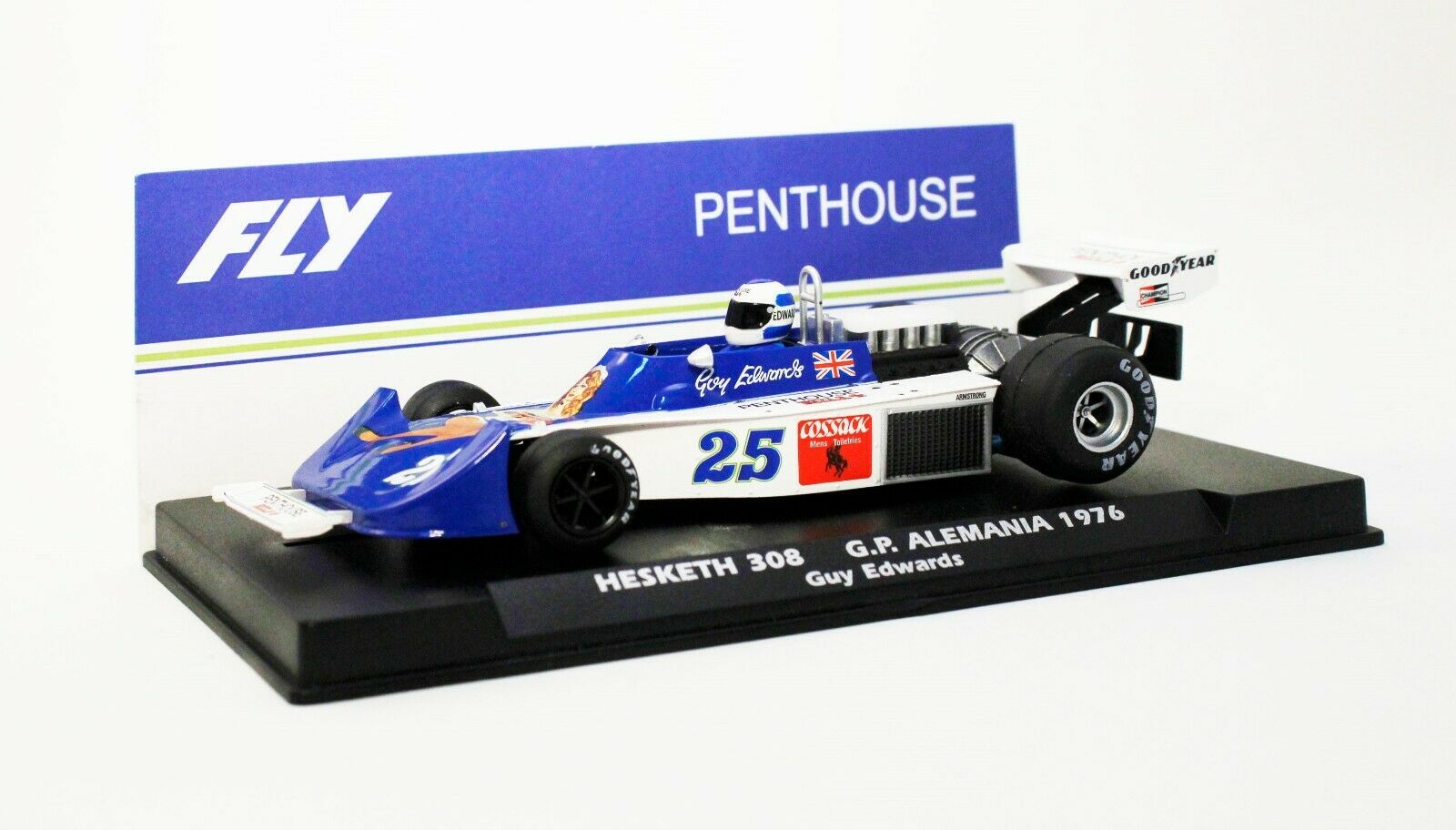 A2031 Fly Hesketh 308 F1 G.P. Alemania 1976 Guy Edwards, #25