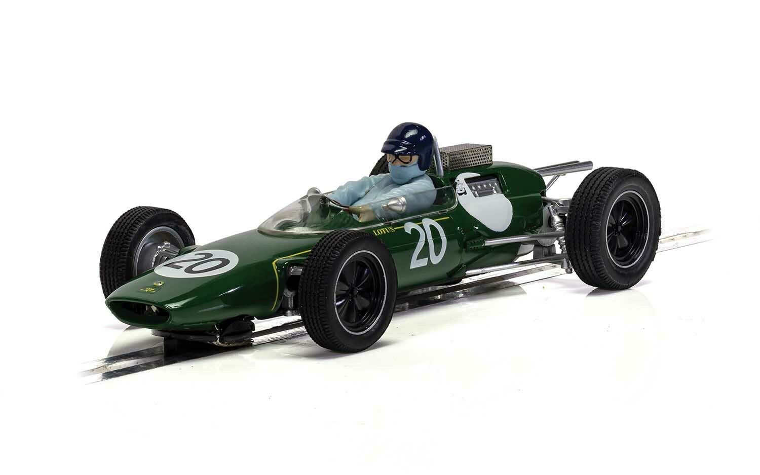 C4195 Scalextric Lotus 25 British GT 1962 Jim Clark, #20 1:32 Slot