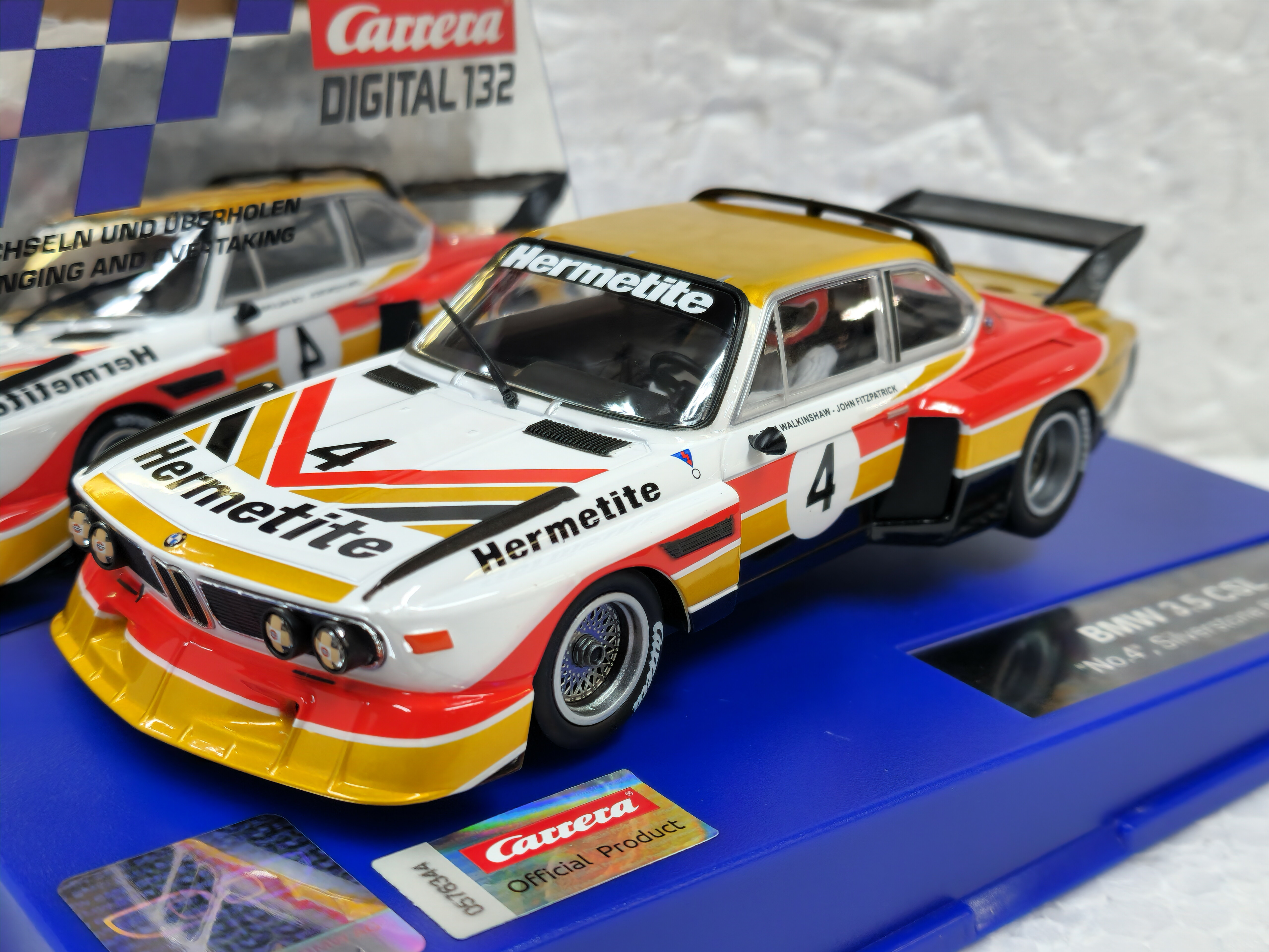 30956 Carrera Digital 132 BMW 3.5 CSL Silverstone 6h 1977, #4 1:32