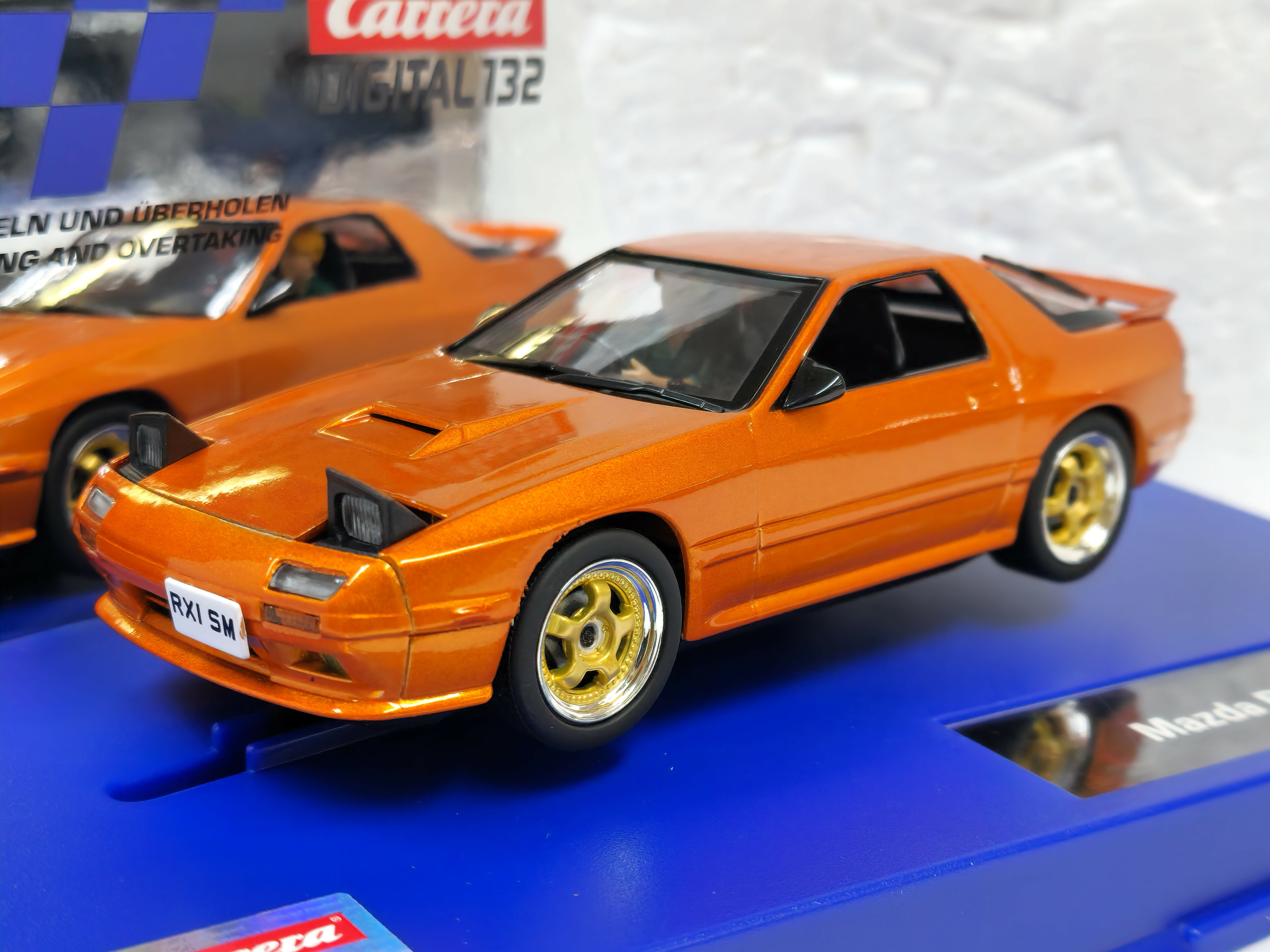 31052 Carrera Digital 132 Mazda RX-7 FC3 Orange - Japanese Edition 1:32 Slot  Car - Great Traditions