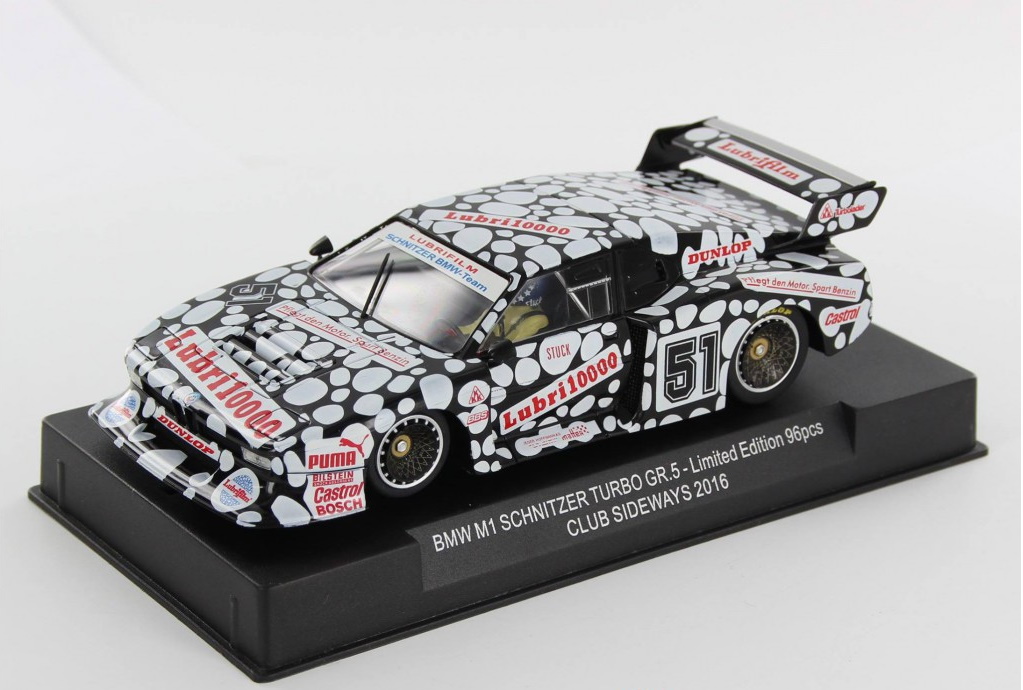 SW44B Racer Sideways BMW M1 Schnitzer Gr. 5 Lubrifilm Zolder DRM