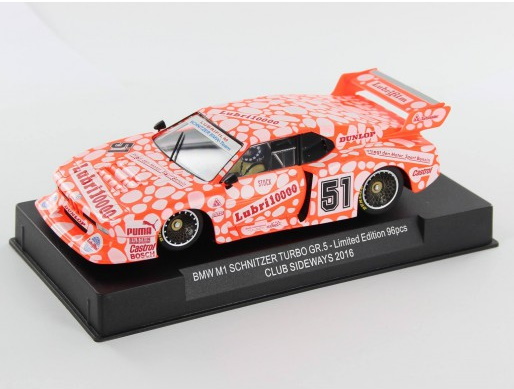 SW44O Racer Sideways BMW M1 Schnitzer Gr. 5 Lubrifilm Zolder DRM