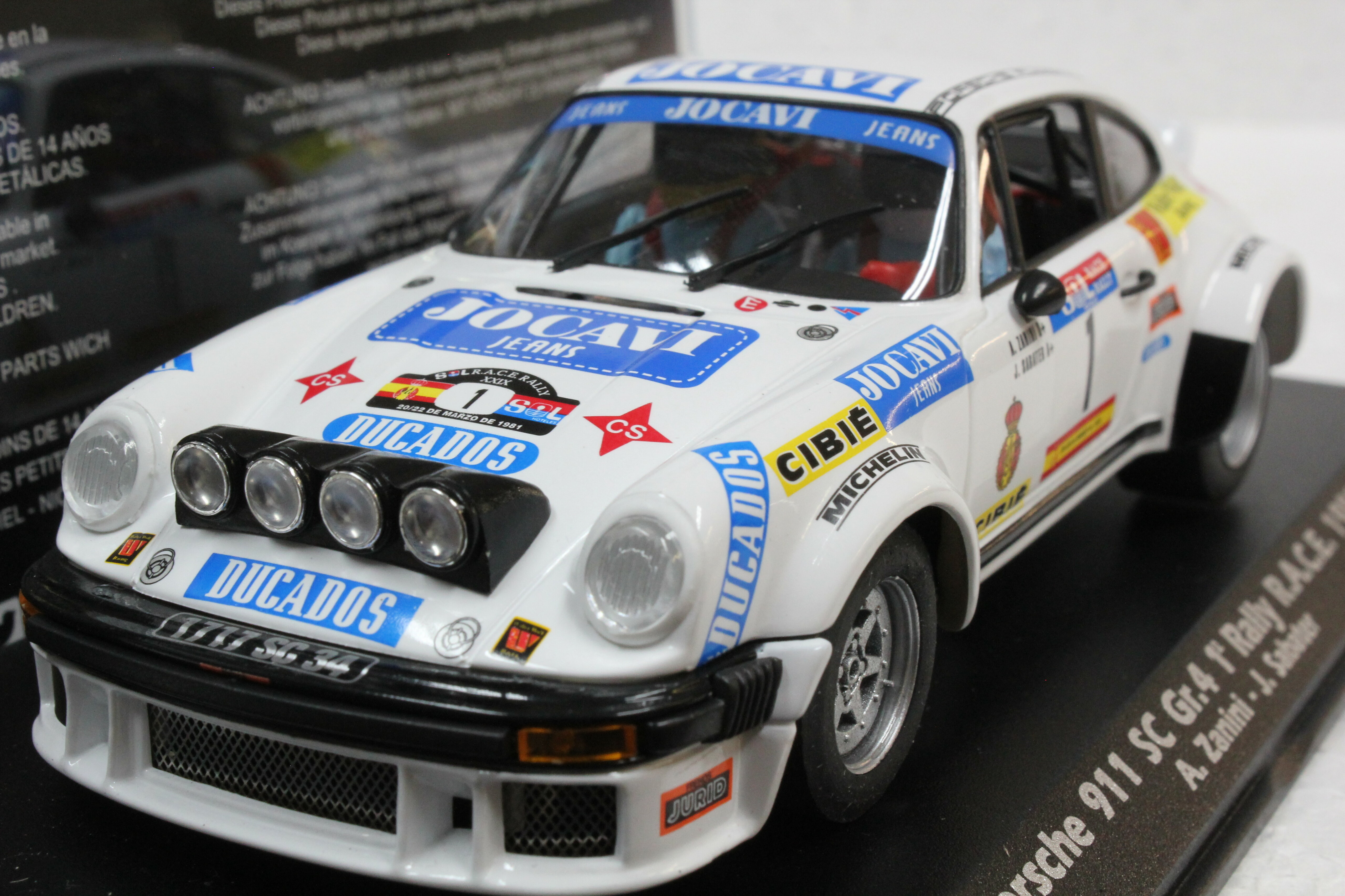 E2034 Fly Porsche 911 SC GR. 4 - 1st Place Rally R.A.C.E. 1981, #1