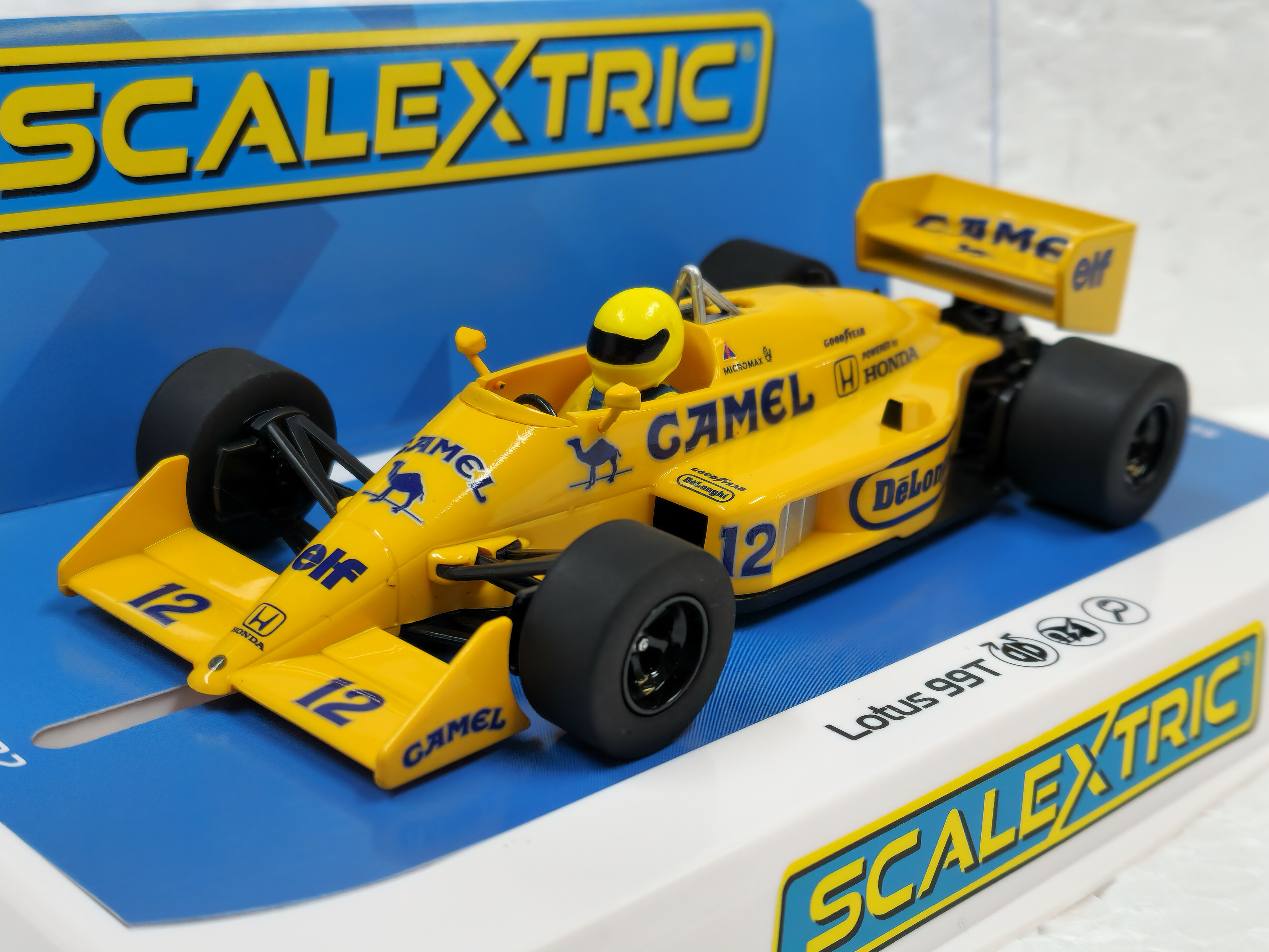 C4251 Scalextric Lotus 99T Monaco GP 1987 Camel Ayrton Senna, #12