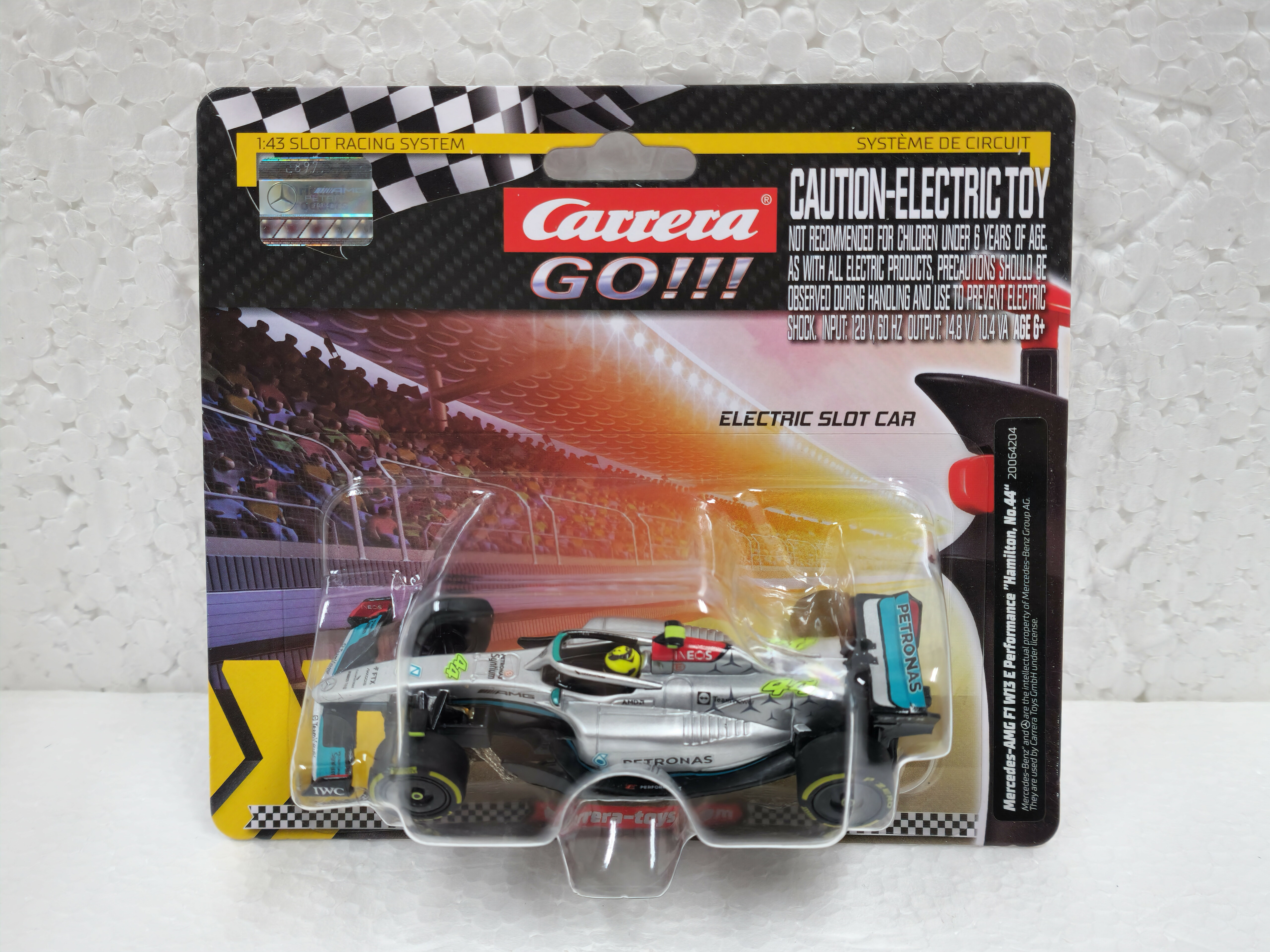 64204 Carrera GO!!! Mercedes-AMG F1 W13 E 2022 L. Hamilton, #44 1:43 Slot  Car - Great Traditions