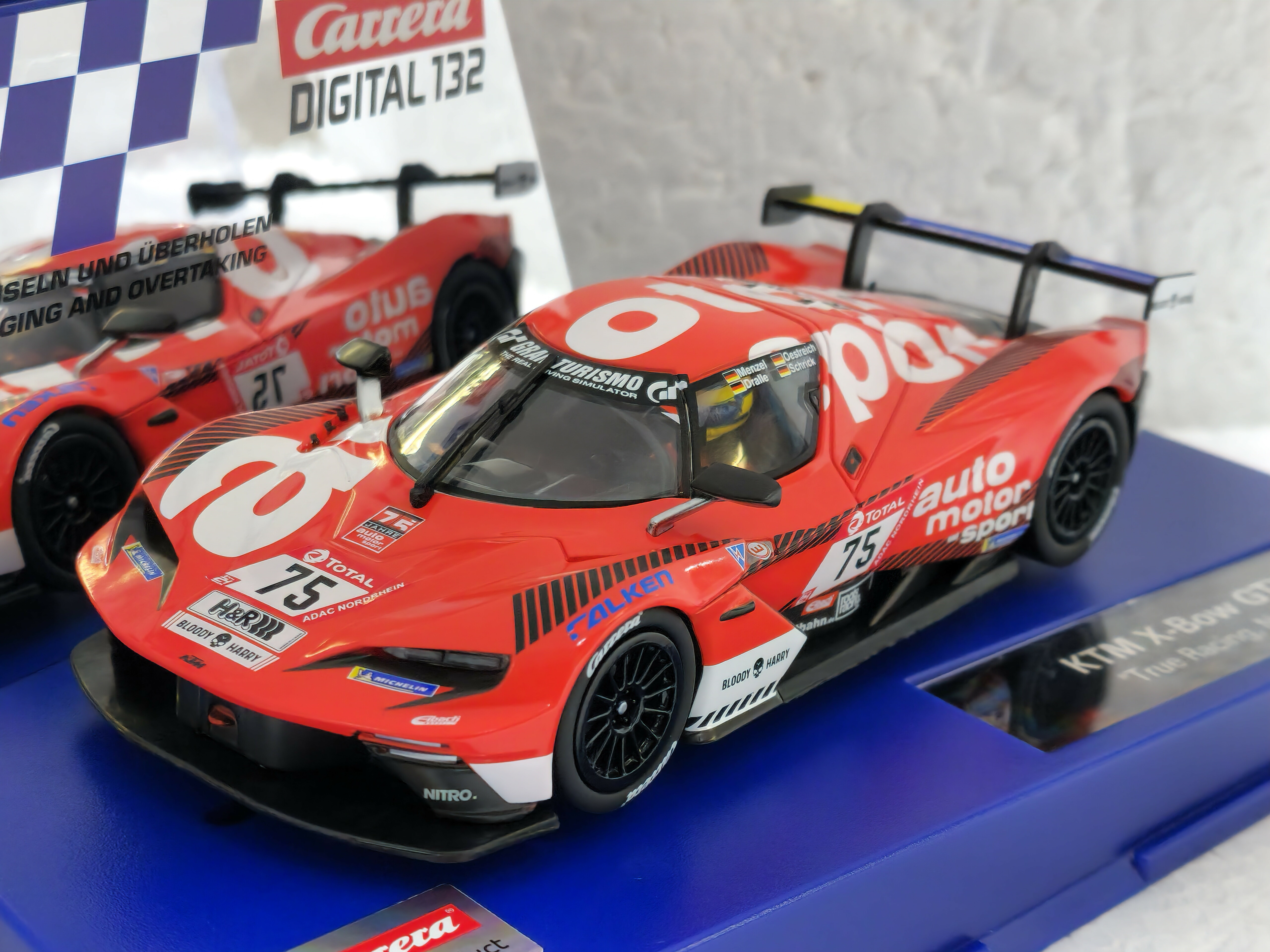 31013 Carrera Digital 132 KTM XBOW GT2 True Racing, #75 1:32 Slot Car