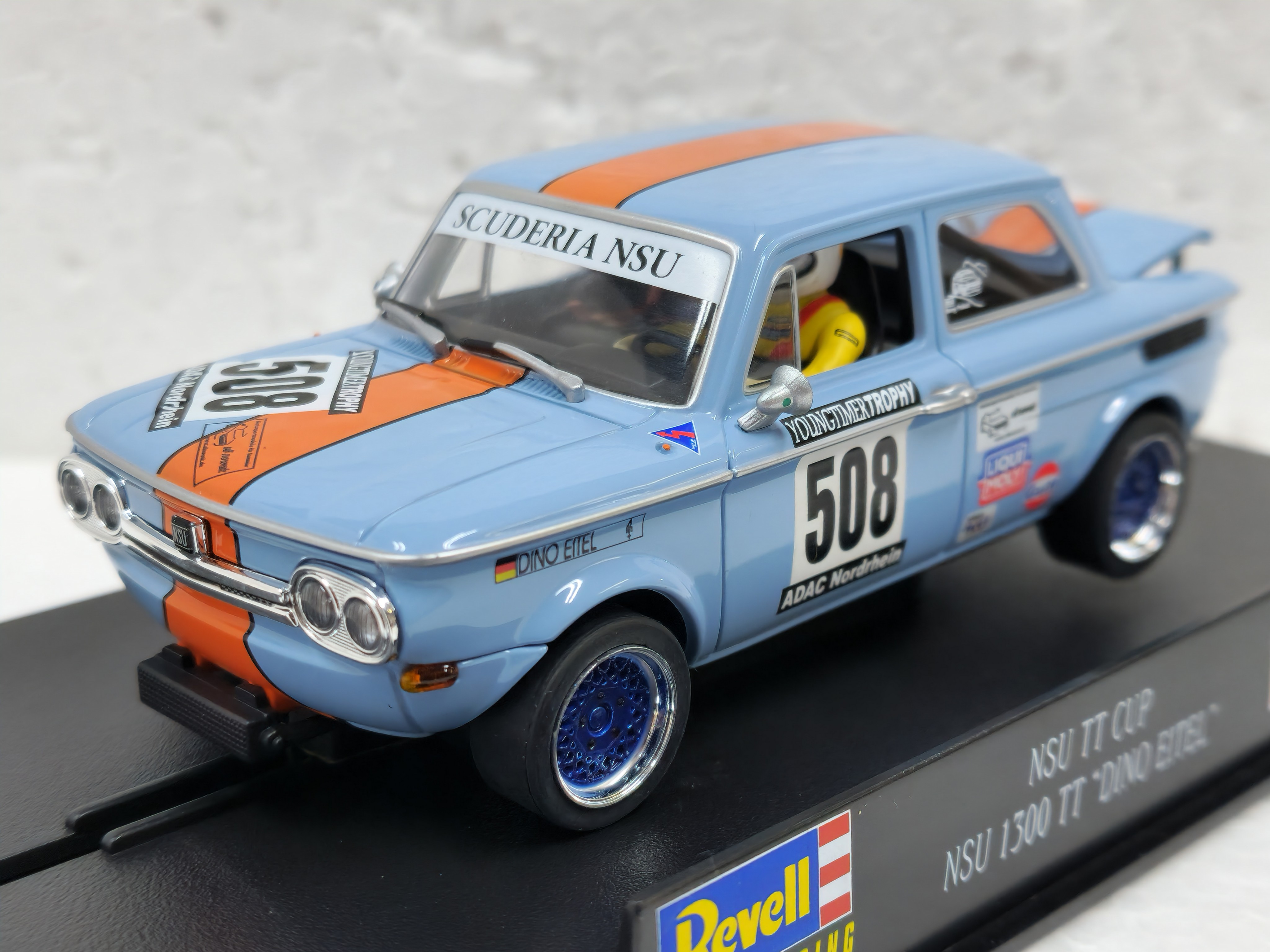 8374 Revell Monogram NSU TT Cup 1300 TF Dino Eitel, #508 1:32 Slot