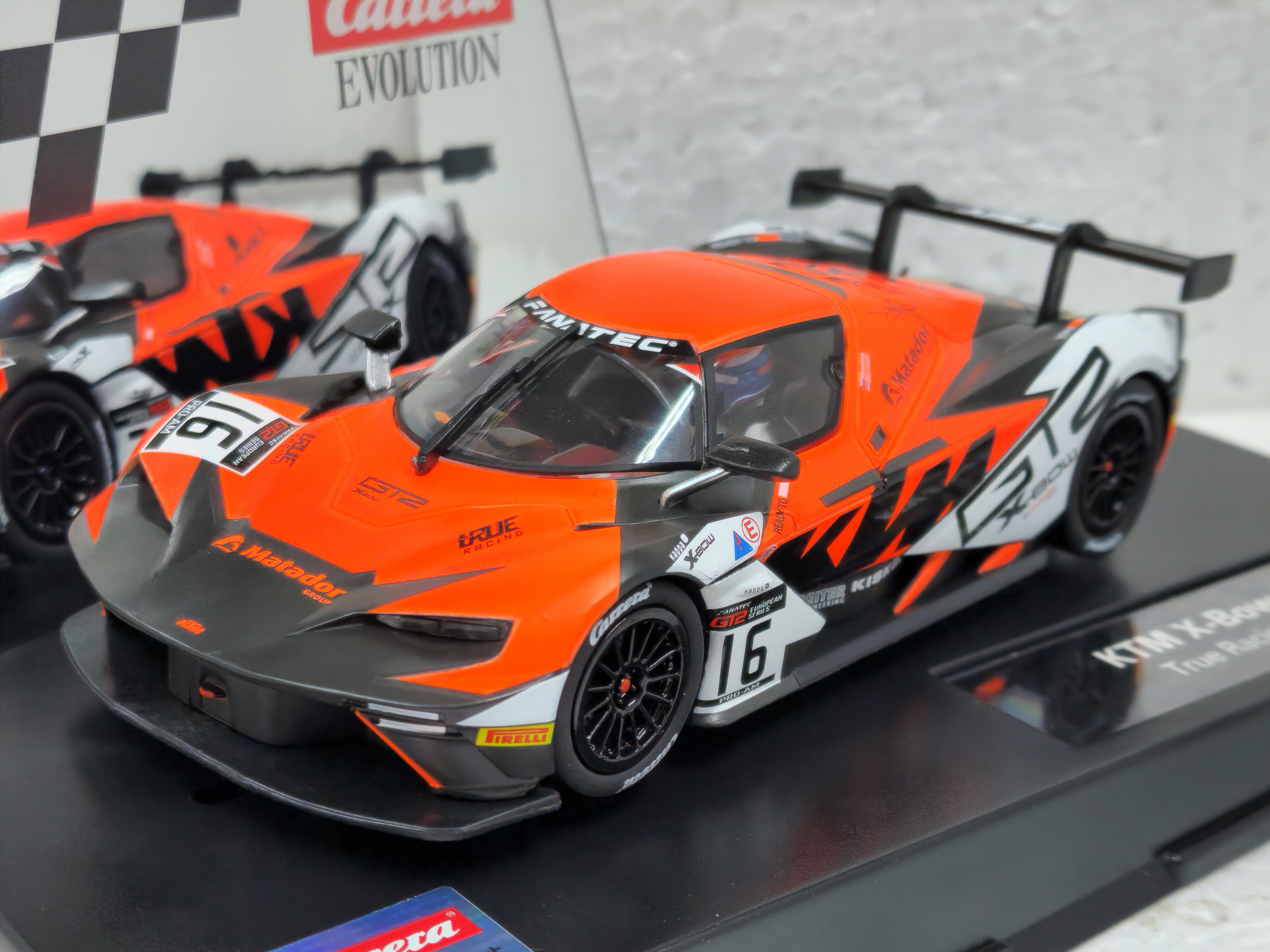 27688 Carrera Evolution KTM X-BOW GTX True Racing, #16 1:32 Slot