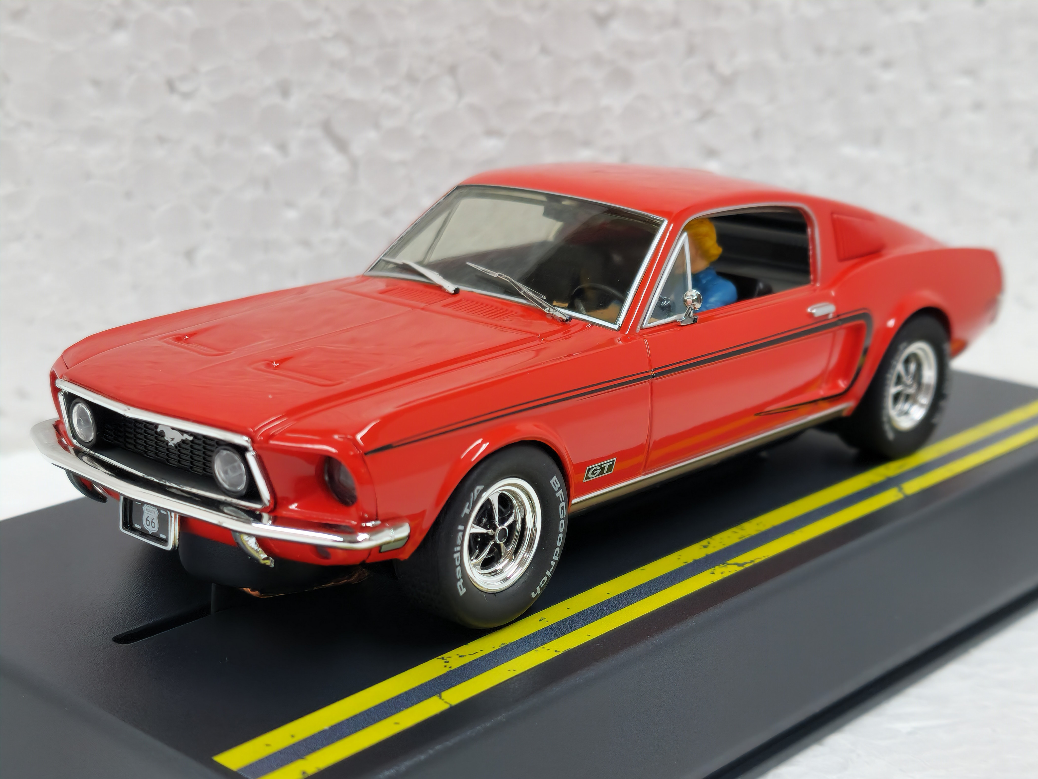 P151 Pioneer Street Muscle 1968 Ford Mustang GT Fastback Red