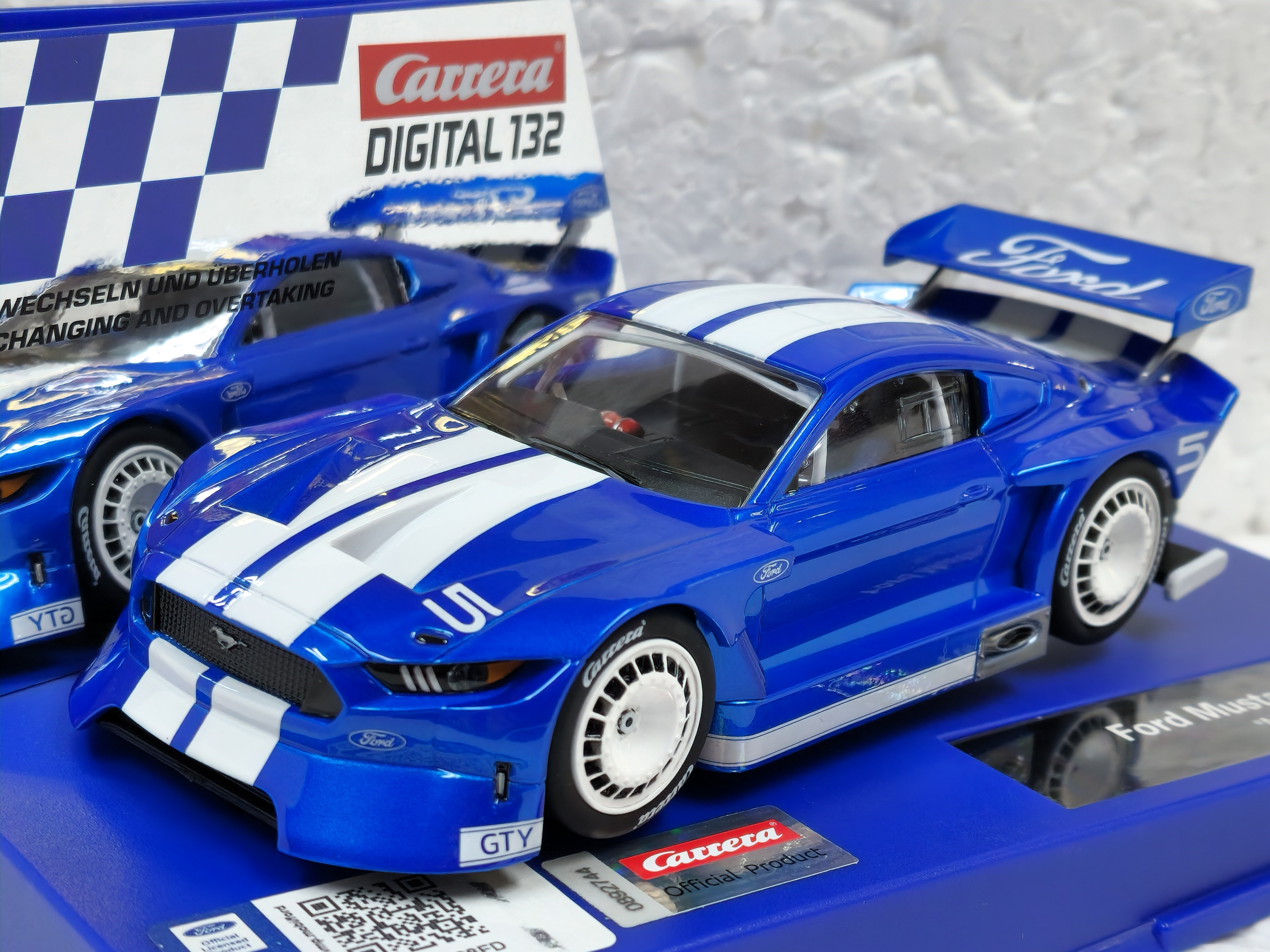 31082 Carrera Digital 132 Ford Mustang GTY, #5 1:32 Slot Car