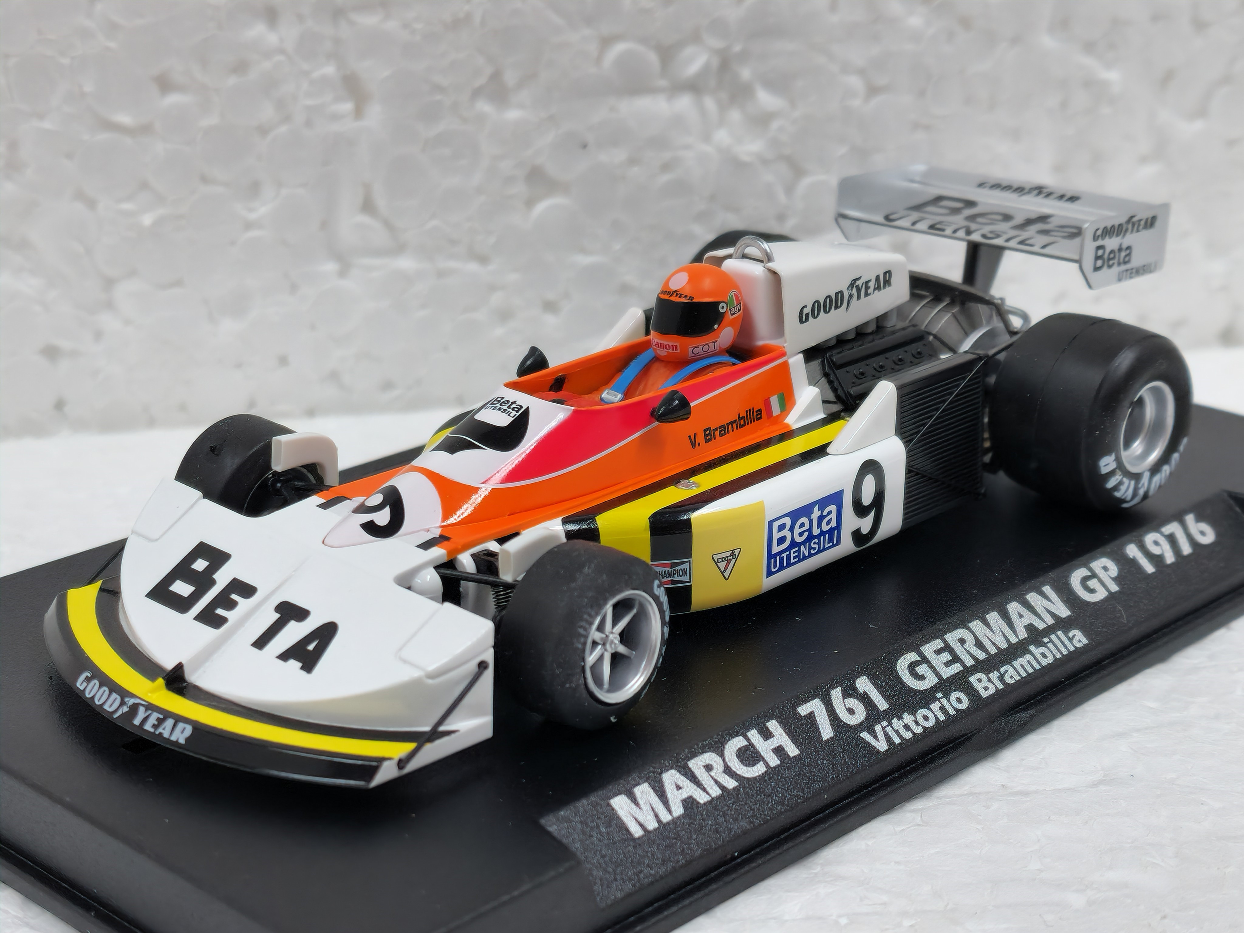 A2043 Fly March 761 F1 German GP 1976, #9 1:32 Slot Car - Great