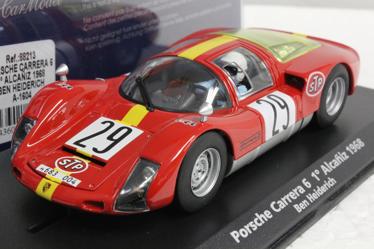 A1604 Fly Porsche Carrera 6 1st Alcaniz 1968 1:32 Slot Car - Great