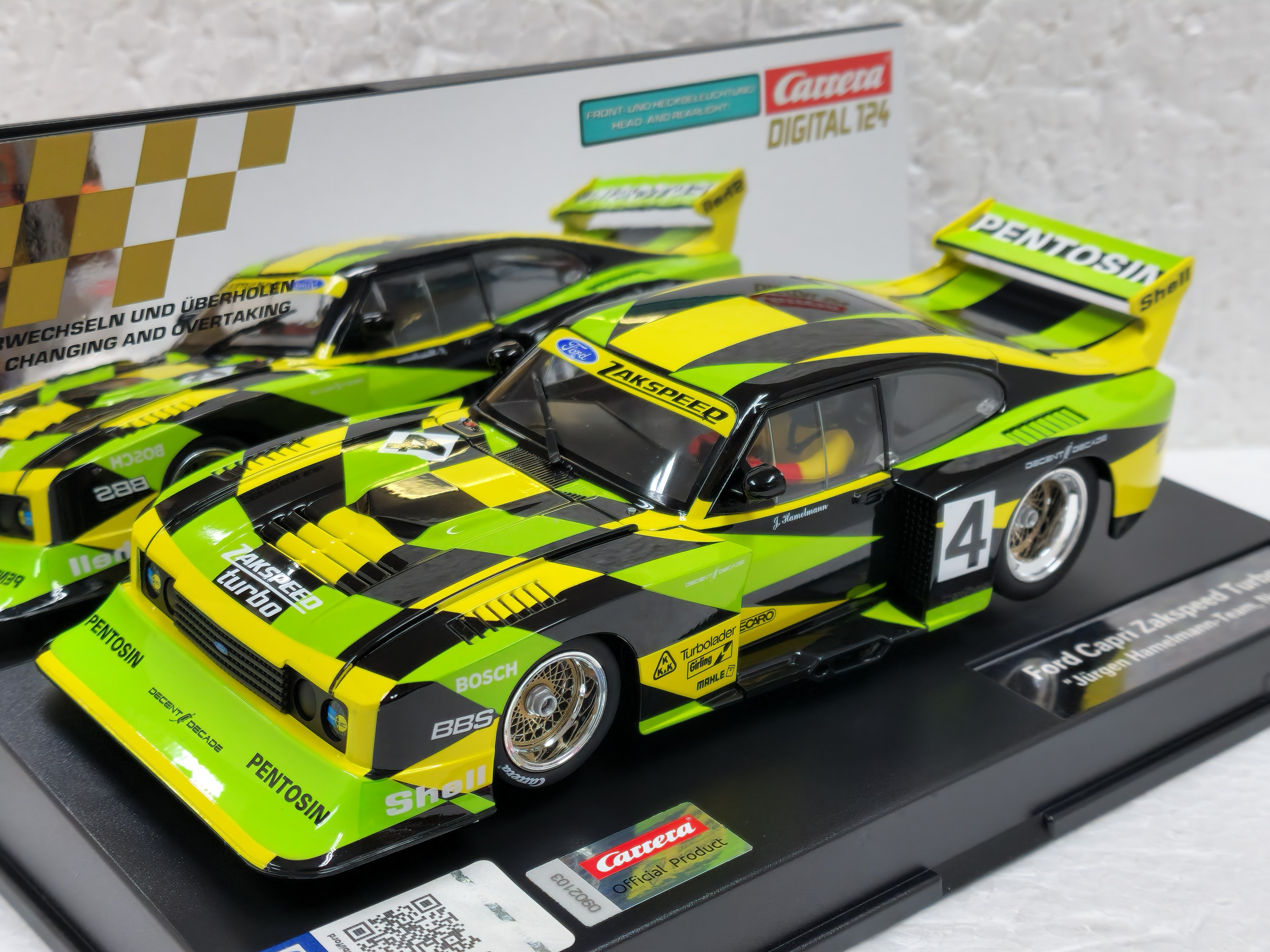 23956 Carrera Digital 124 Ford Capri Zakspeed Turbo Jürgen