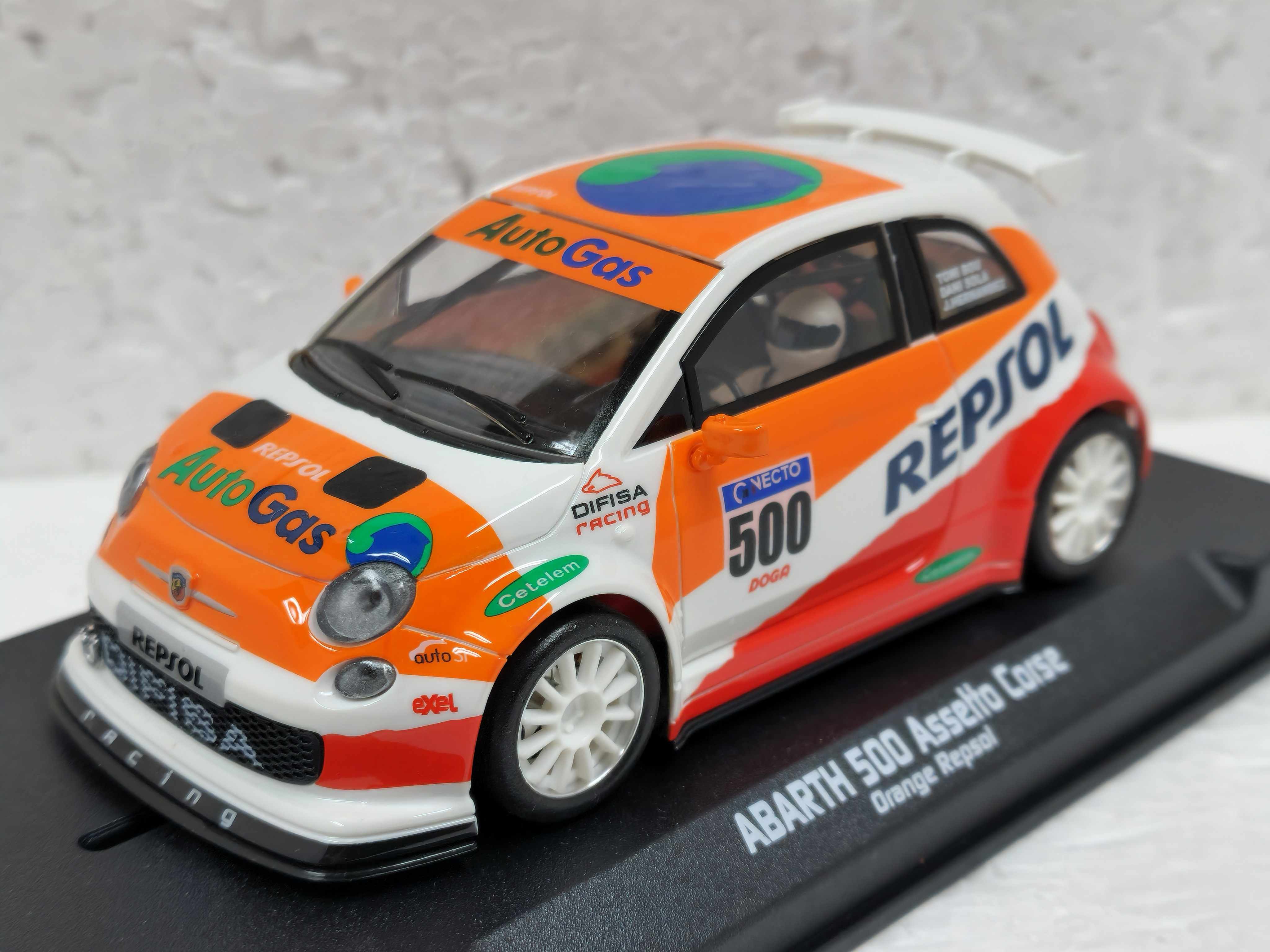 NSR Abarth 500 Assetto Corse スロットカー 1/32 0337SW NSR Abarth 500 Assetto Corse Repsol Orange, #500 1:32