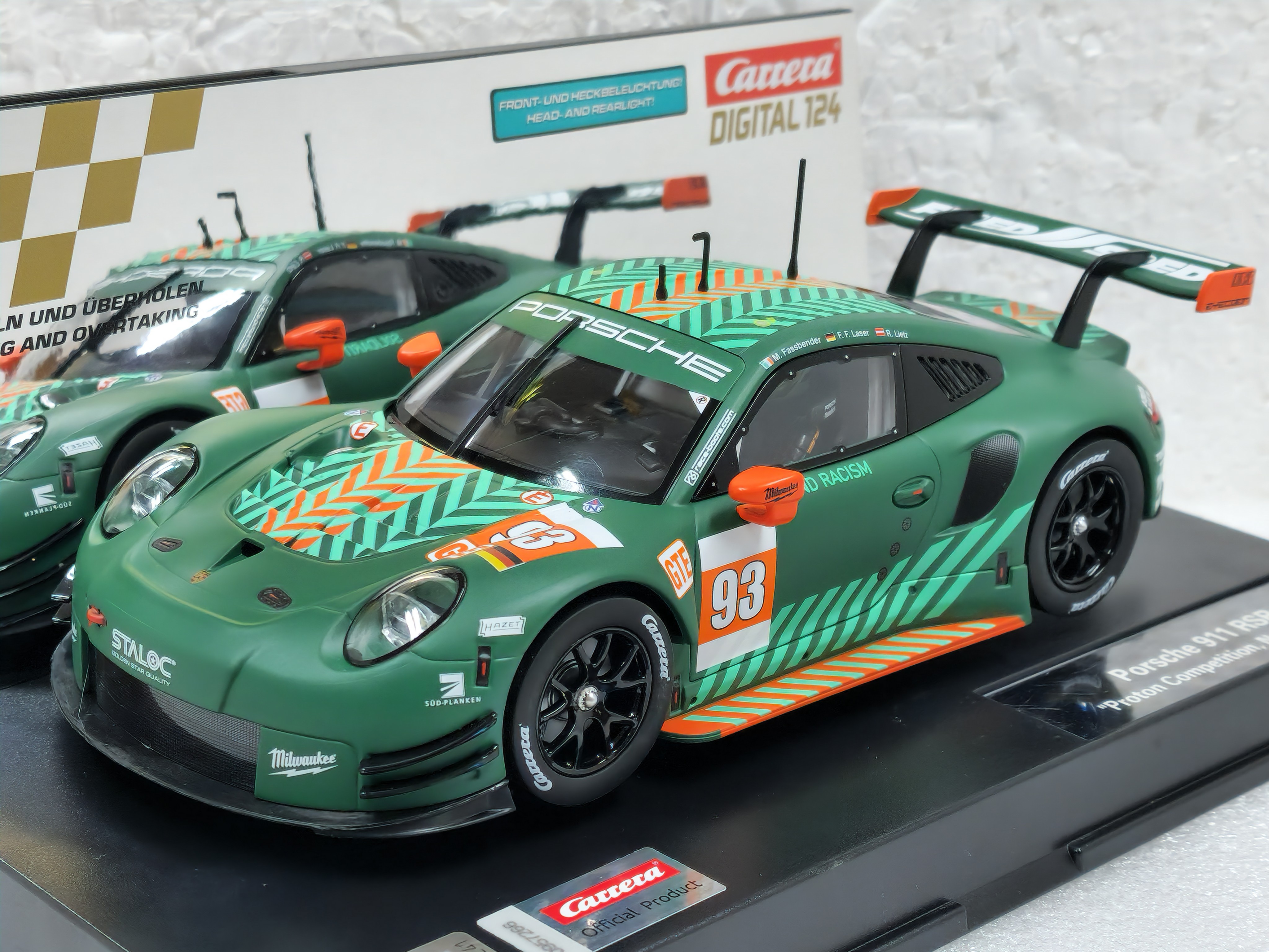 23950 Carrera Digital 124 Porsche 911 RSR Proton Competition, #93
