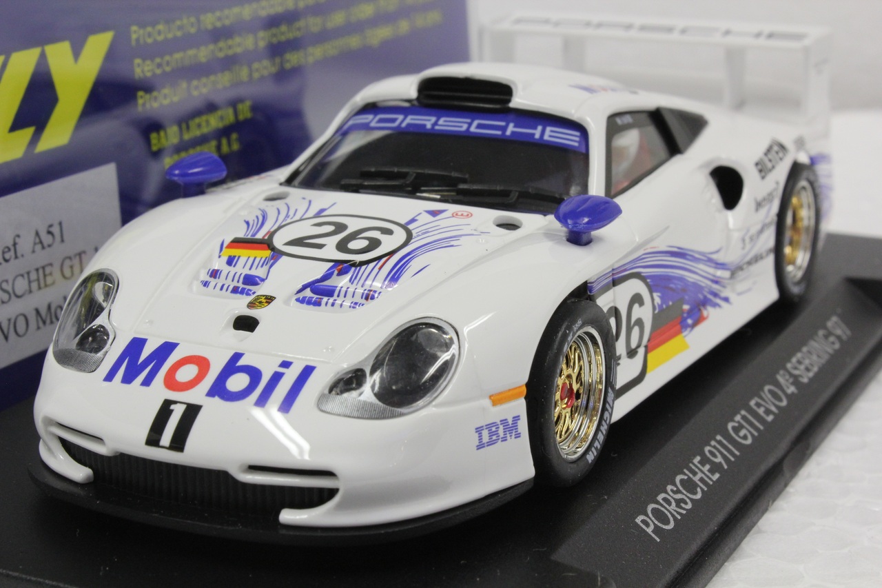 Slot Car FLY Racing Porsche 911 GT1 N°8, RMC 1976, échelle 1/32, Occasion