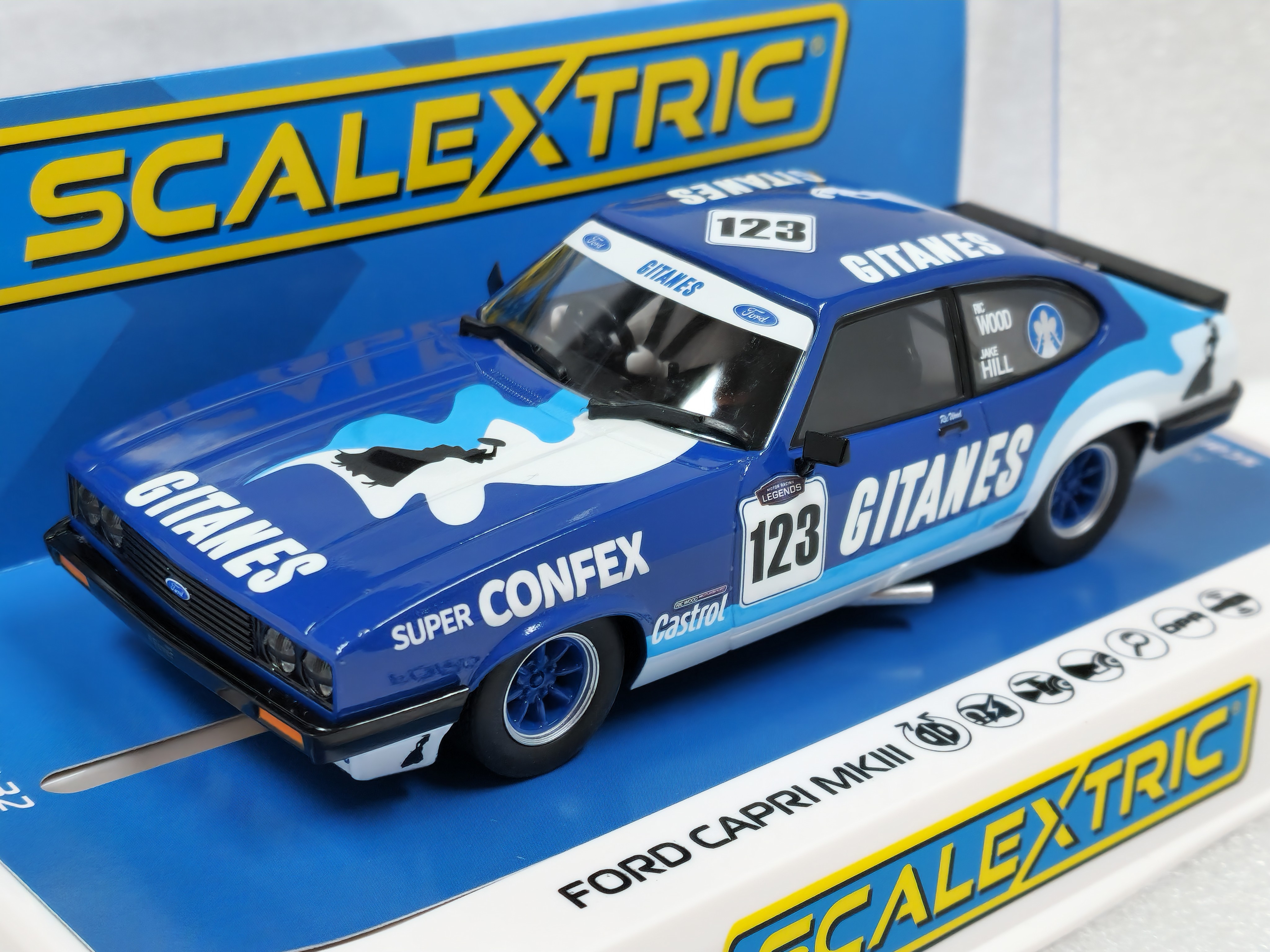 C4402 Scalextric Ford Capri MK3 Gerry Marshall Trophy Winner