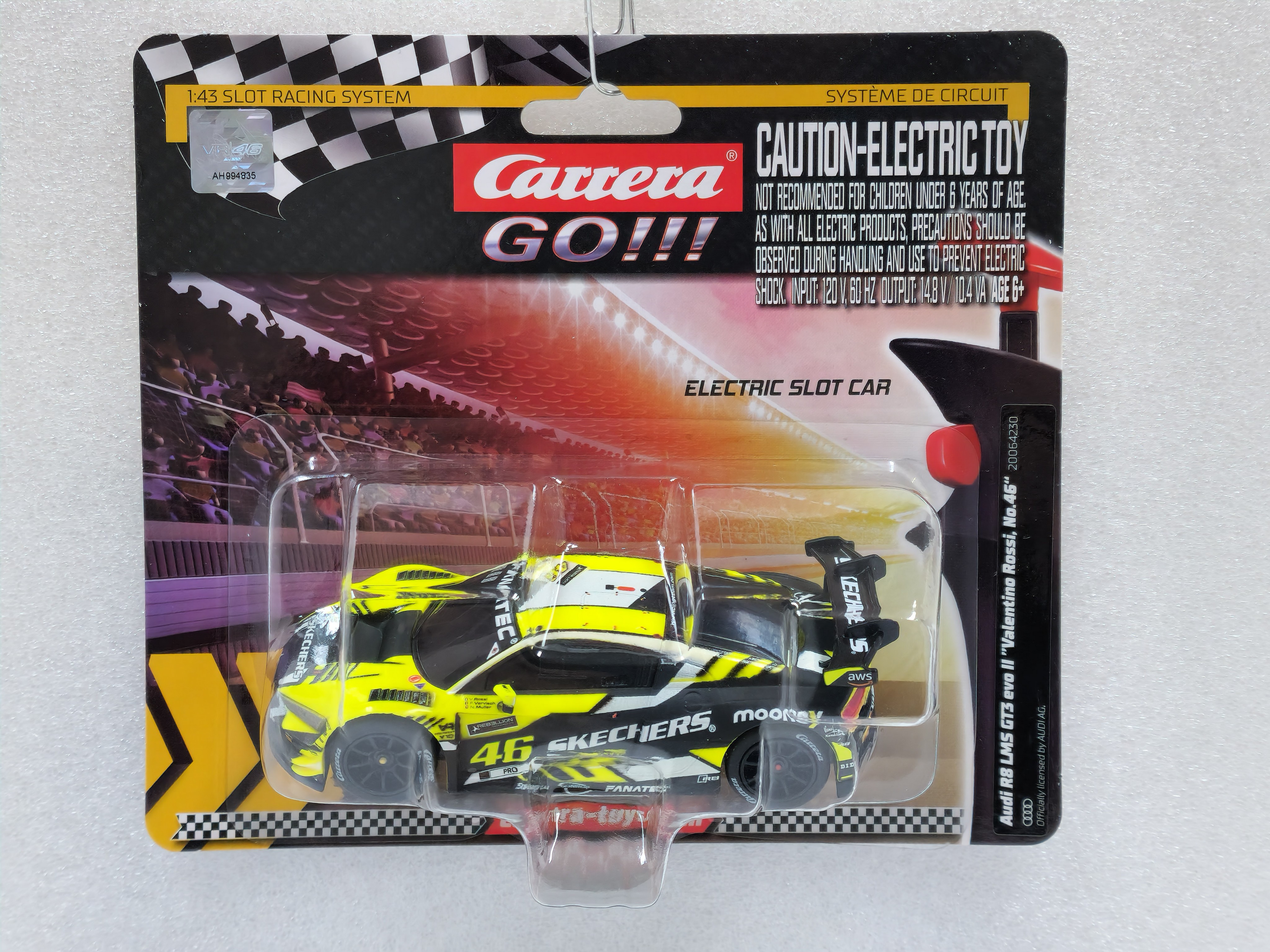 64230 Carrera GO!!! Audi R8 LMS GT3 evo II Valentino Rossi, #46 1