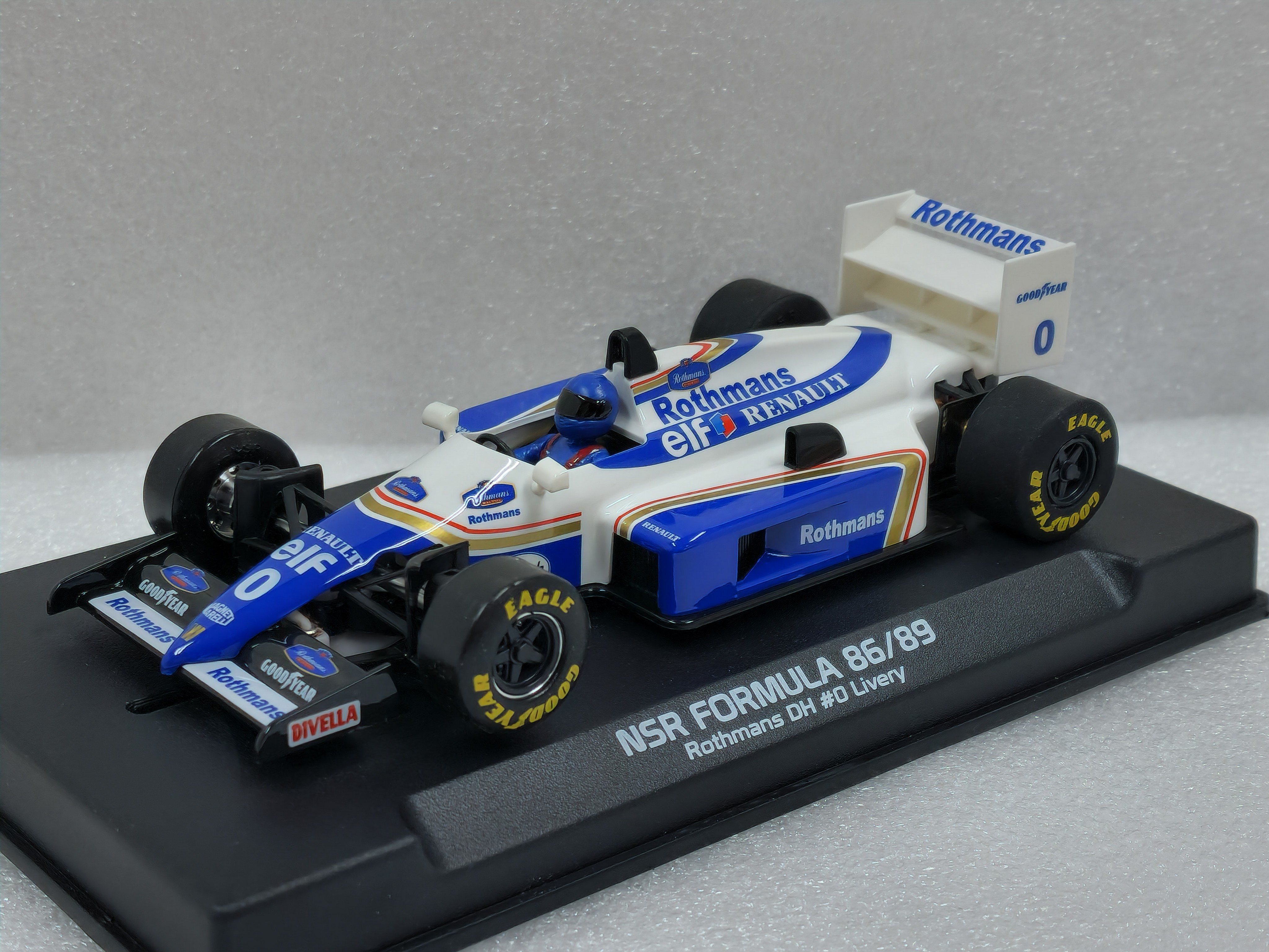 0367IL NSR Formula 86/89 Rothmans Damon Hill, #0 1:32 Slot Car